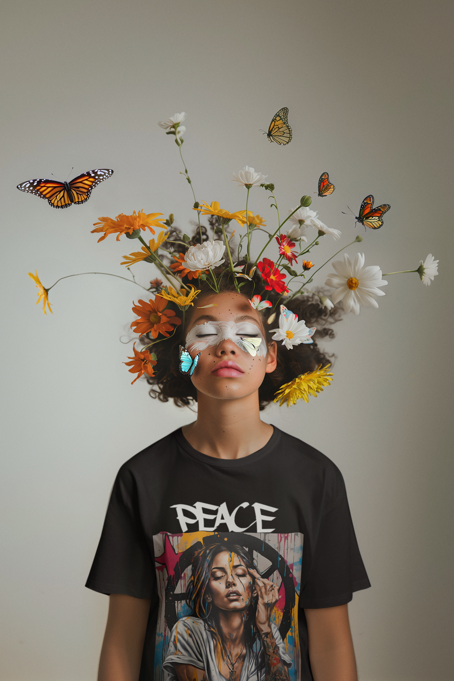 Graffiti Peace Urban Tee