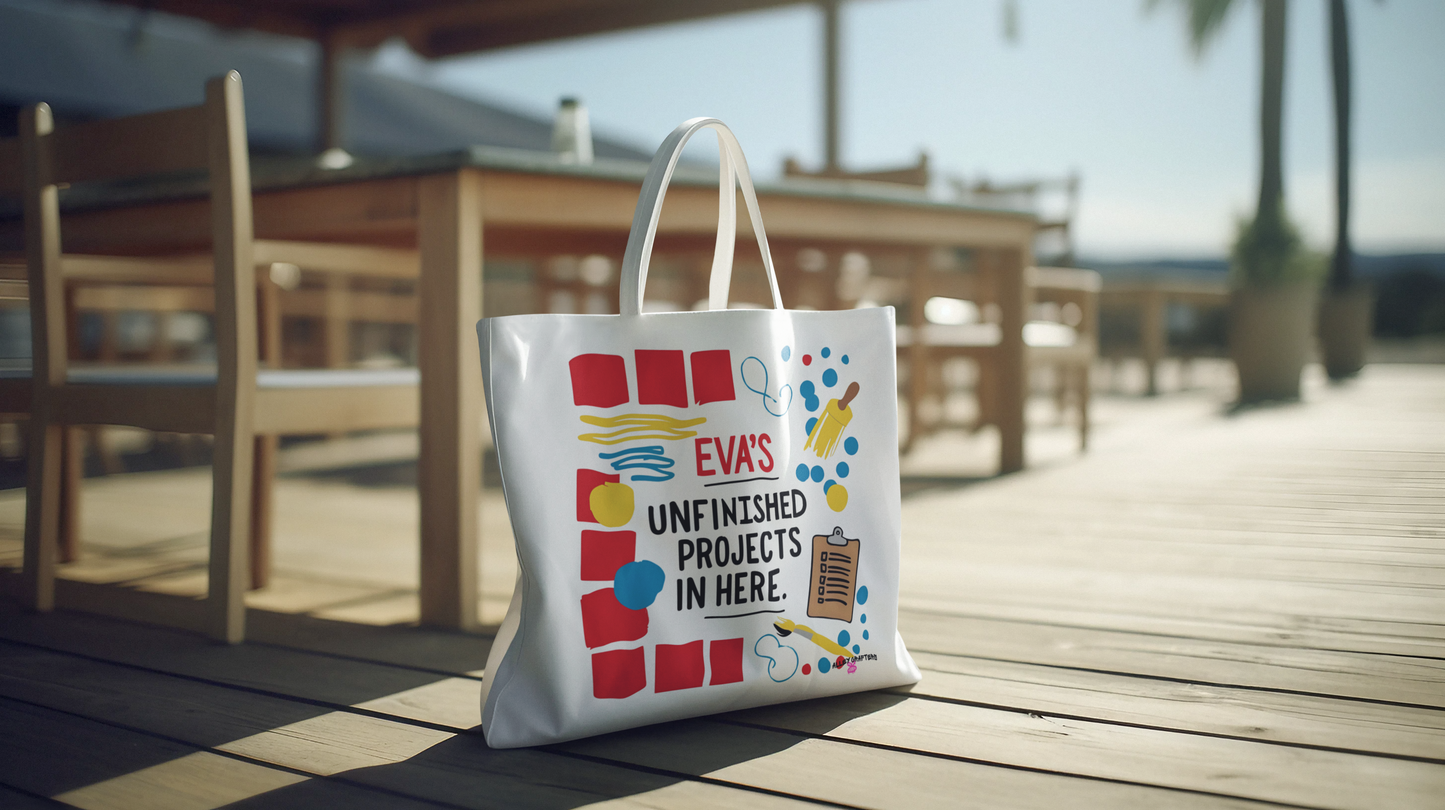 Unfinished Projects Tote Bag