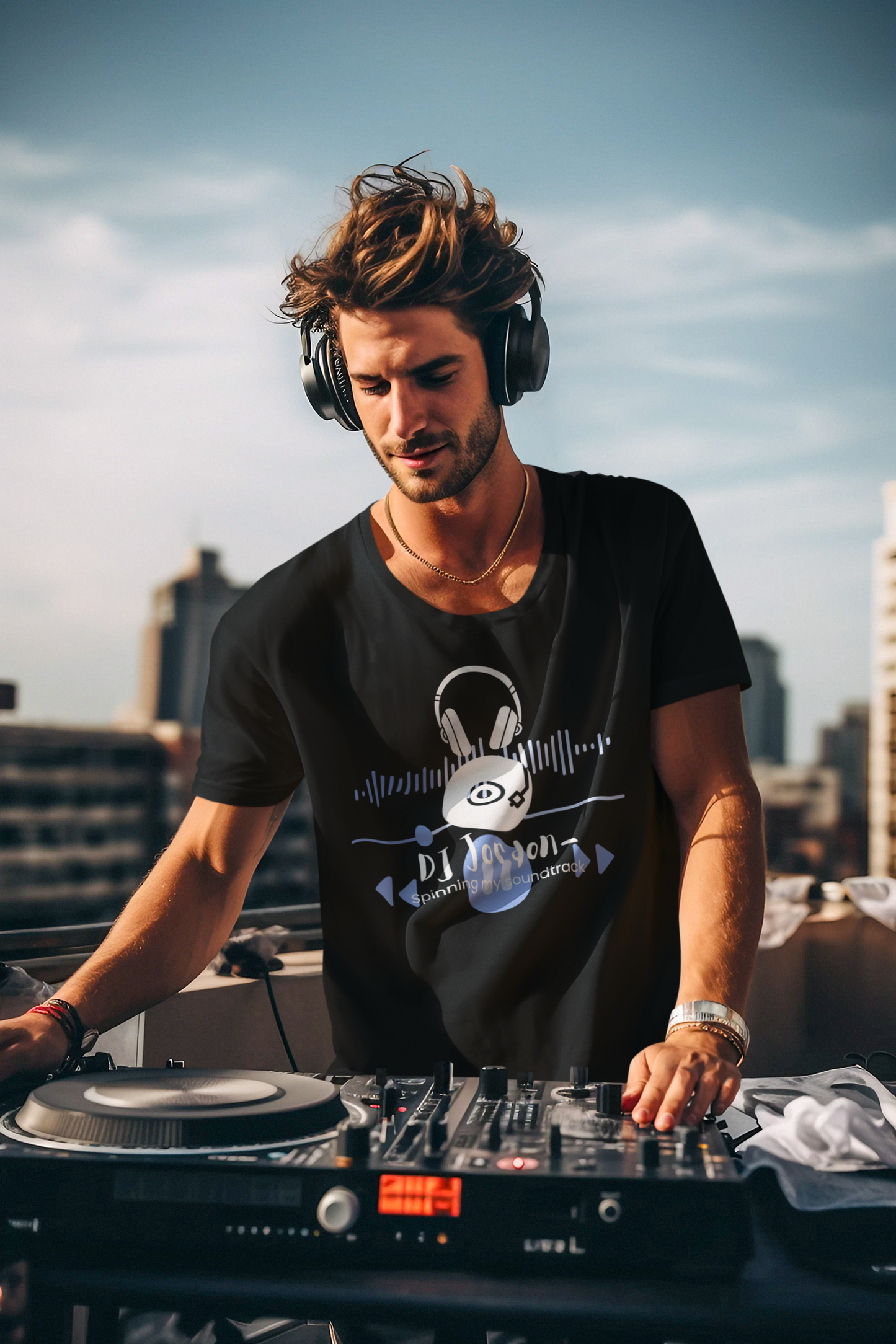 Beats & Vibes Name Personalisation T-Shirt