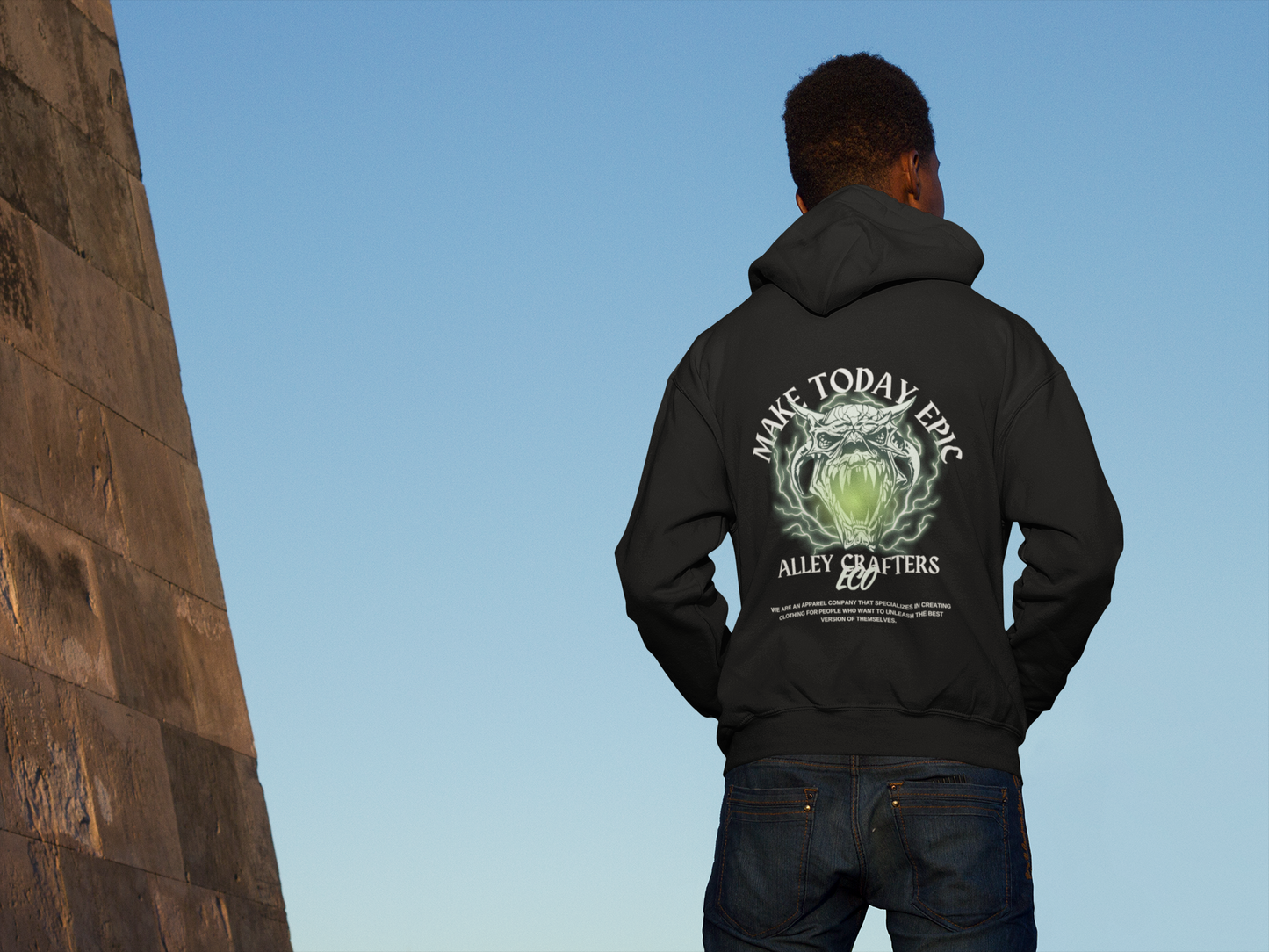 Hooded Sweatshirt - Make Today Epic