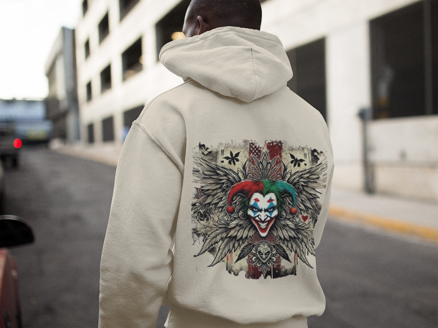 Hoodie - Joker Graphic Print for Fans of Villains