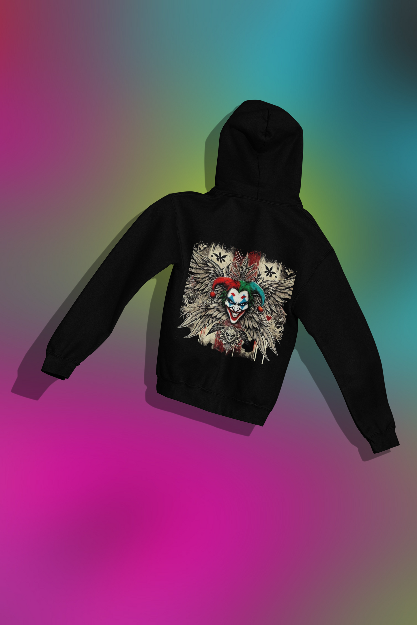 Hoodie - Joker Graphic Print for Fans of Villains
