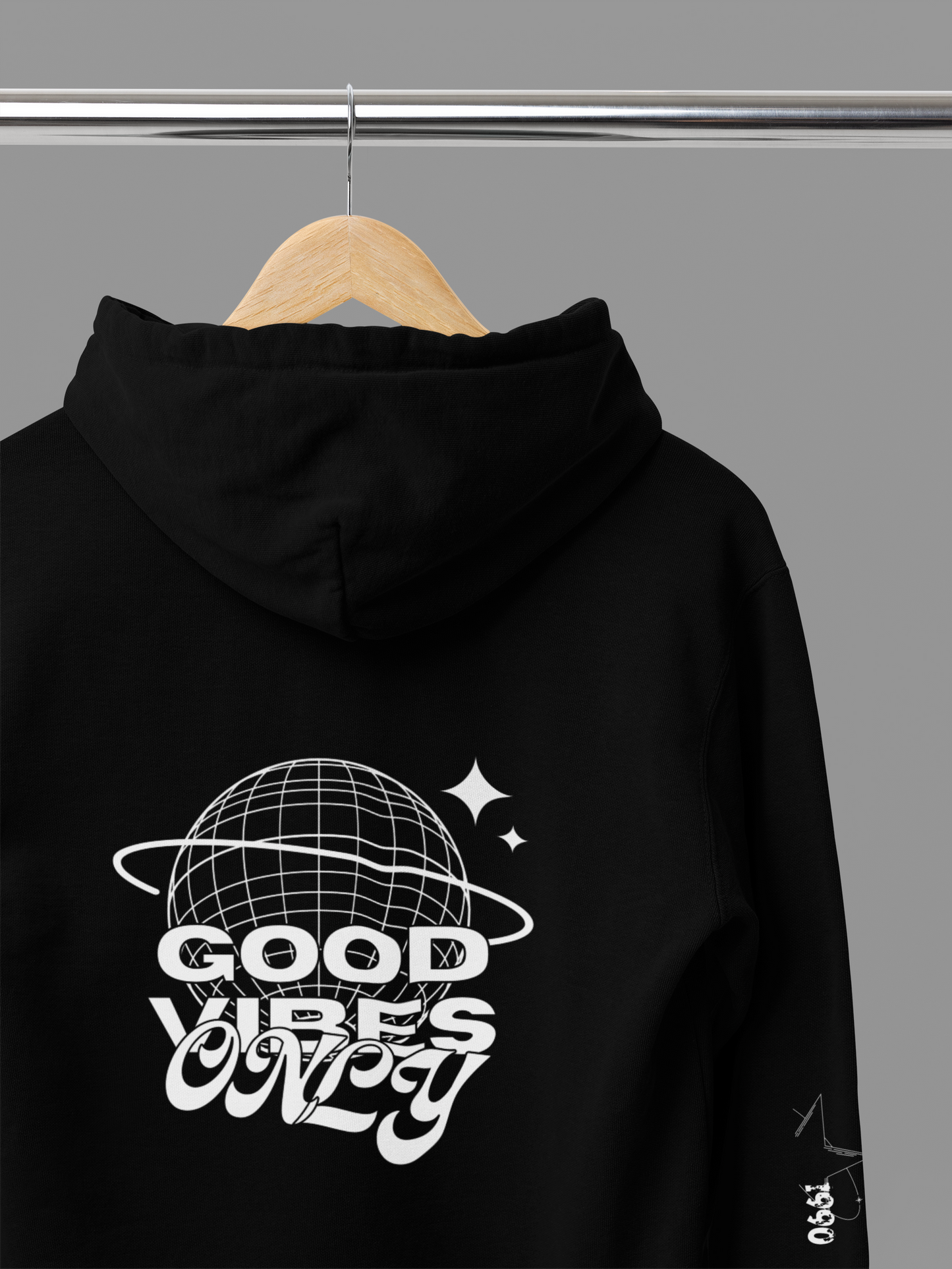 Hooded Sweatshirt - Good Vibes Only