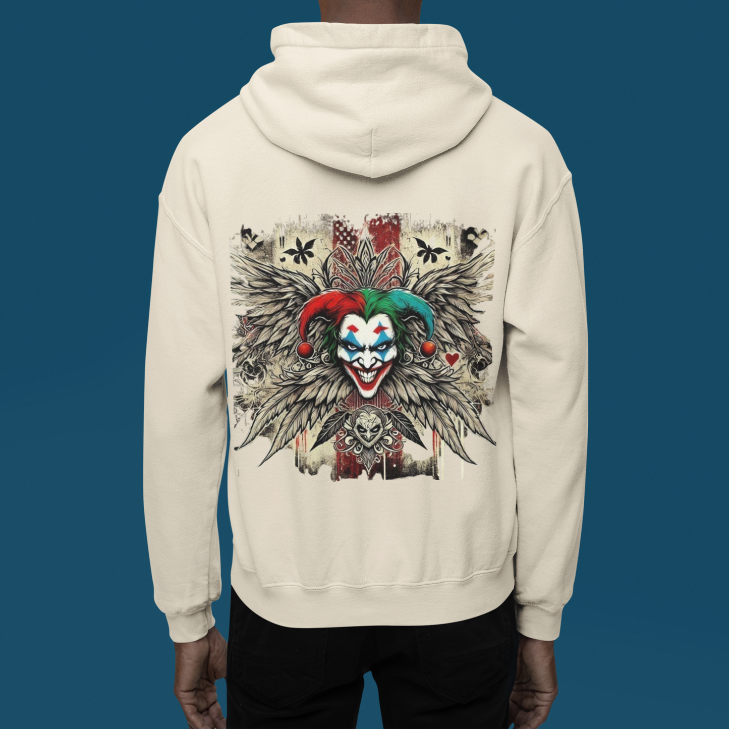 Hoodie - Joker Graphic Print for Fans of Villains
