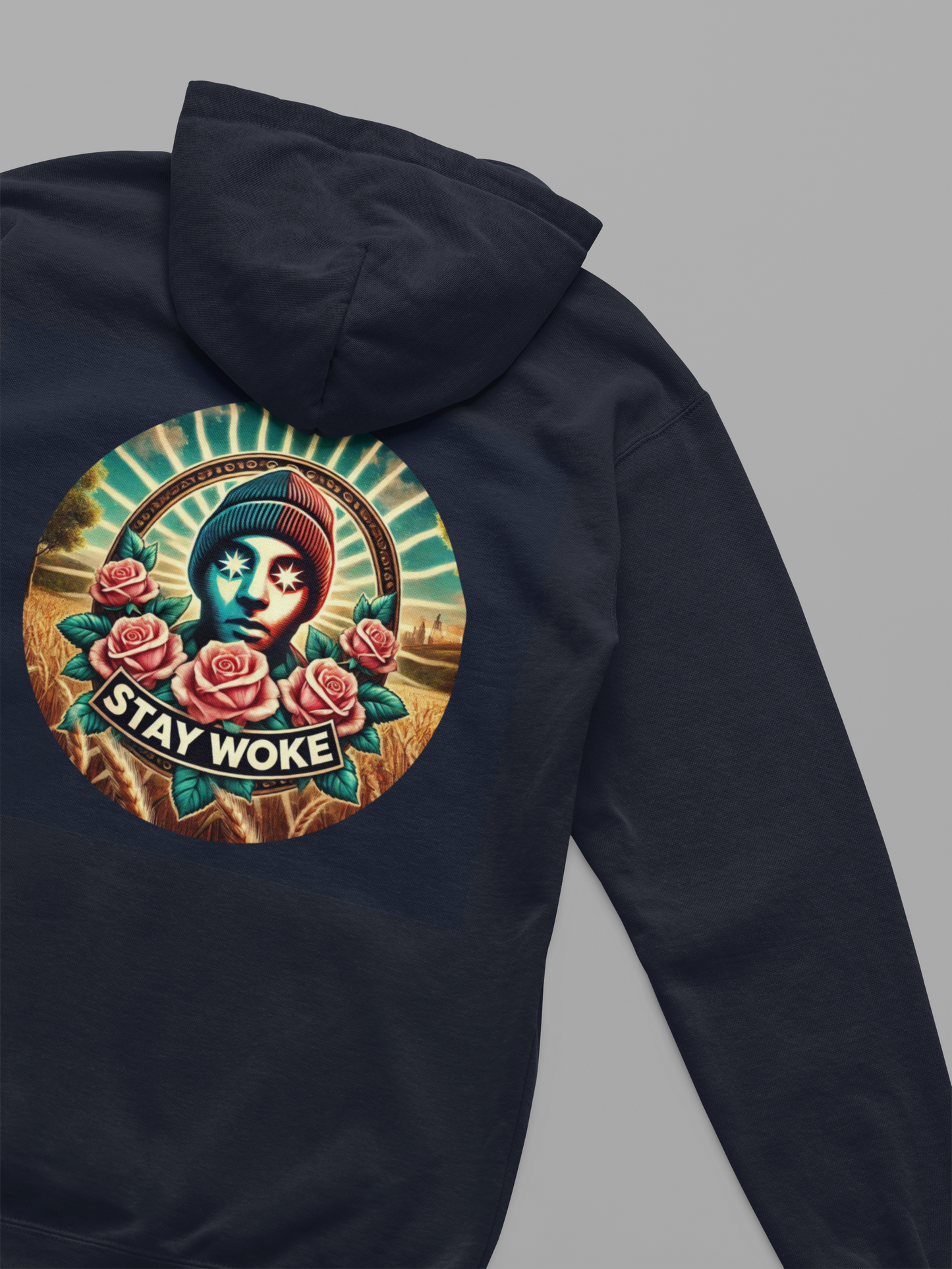 Hooded Sweatshirt - 'Stay Woke'