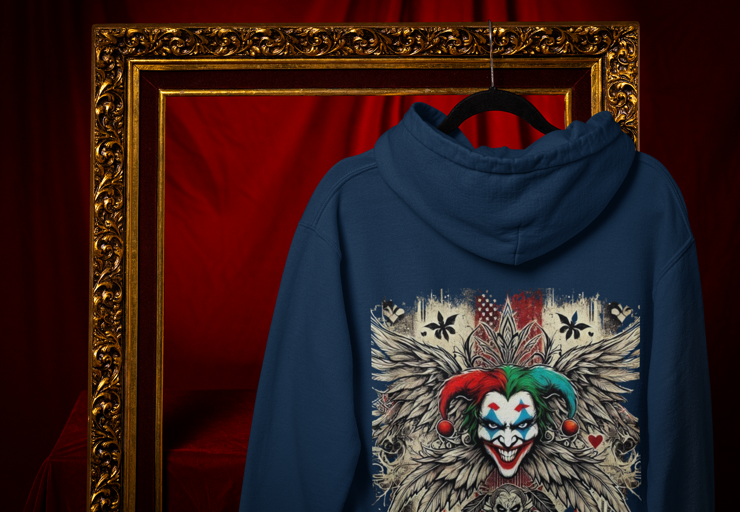 Hoodie - Joker Graphic Print for Fans of Villains