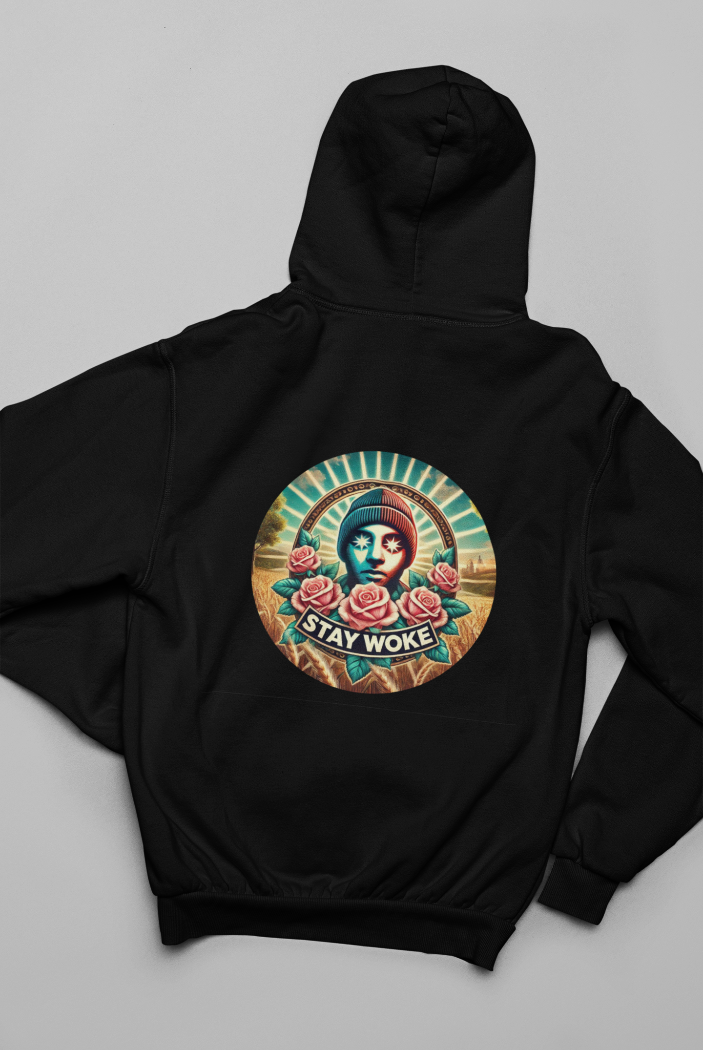 Hooded Sweatshirt - 'Stay Woke'