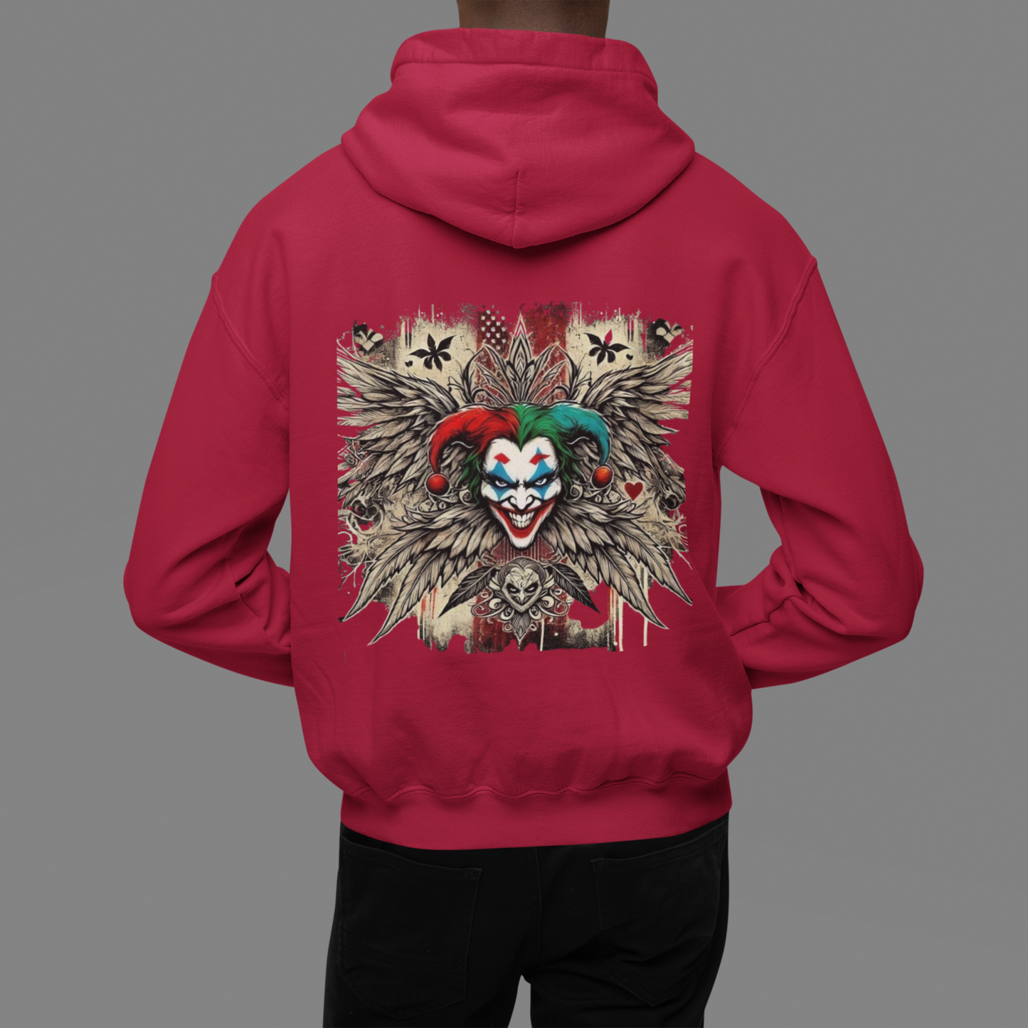 Hoodie - Joker Graphic Print for Fans of Villains