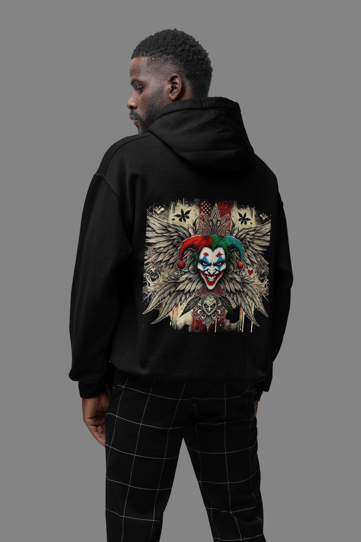 Hoodie - Joker Graphic Print for Fans of Villains