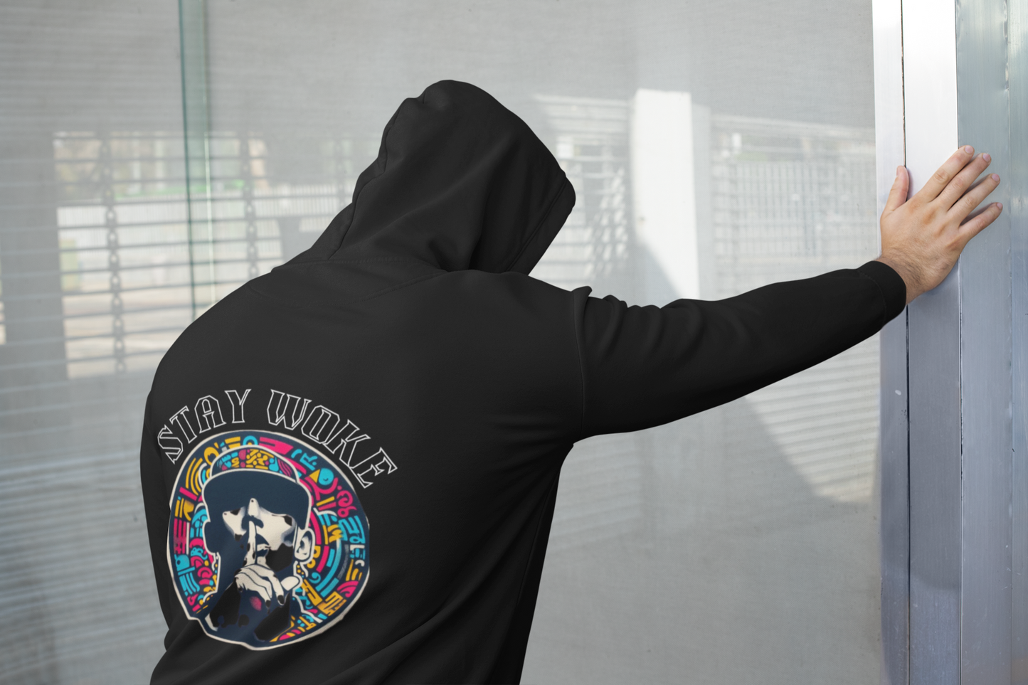 Hooded Sweatshirt stay woke Unisex