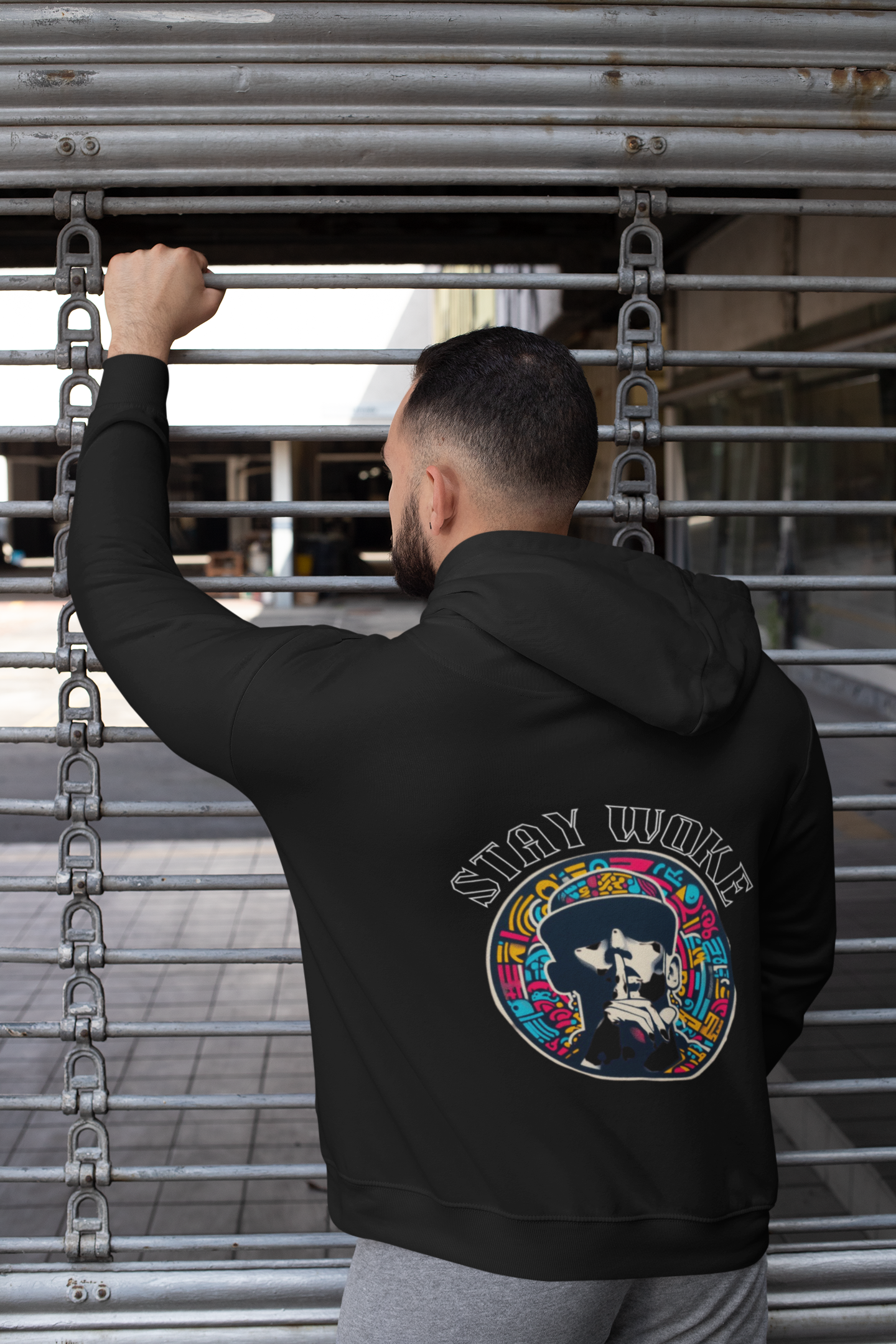 Hooded Sweatshirt stay woke Unisex