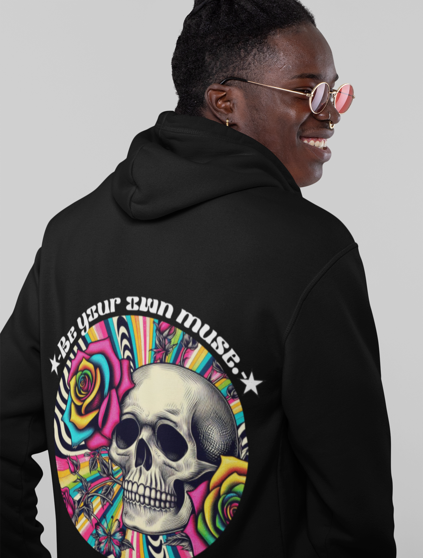 Hoodie - 'Be Your Own Muse' Inspirational Sweatshirt