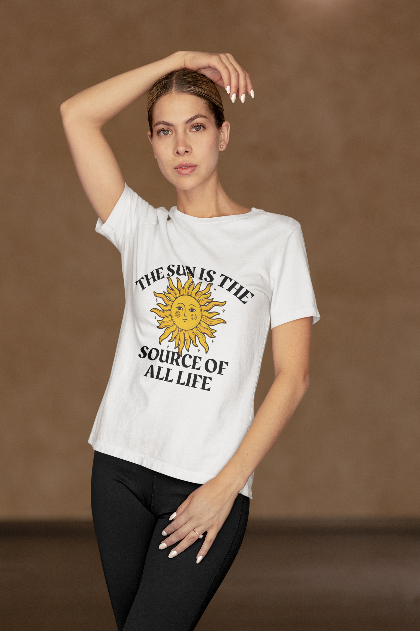Sun Painting Unisex Tee, Source of Life T-Shirt, Brilliant Print Quality, Peaceful Shirt