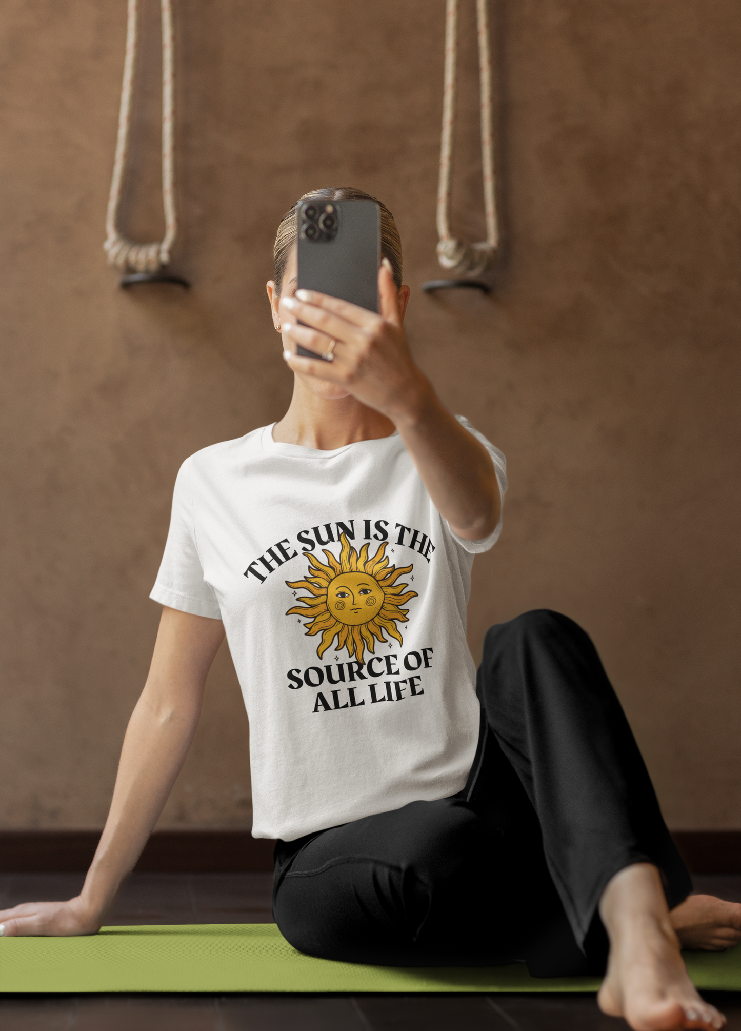 Sun Painting Unisex Tee, Source of Life T-Shirt, Brilliant Print Quality, Peaceful Shirt
