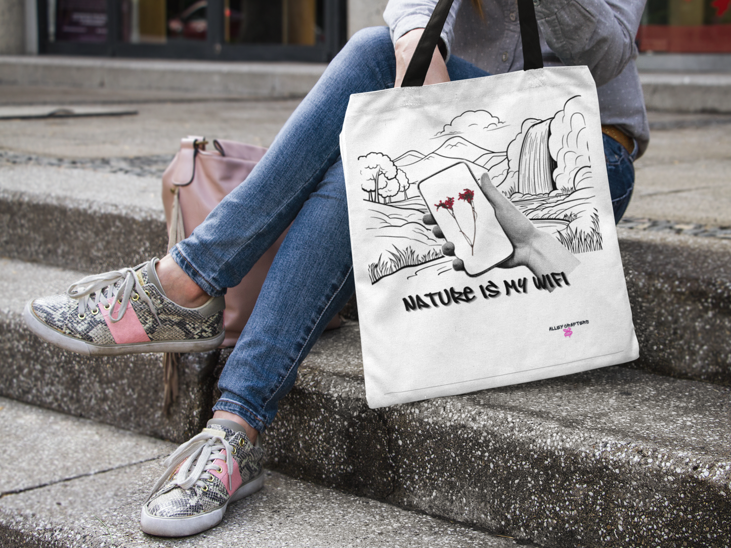 Nature Is My WiFi – Tote Bag