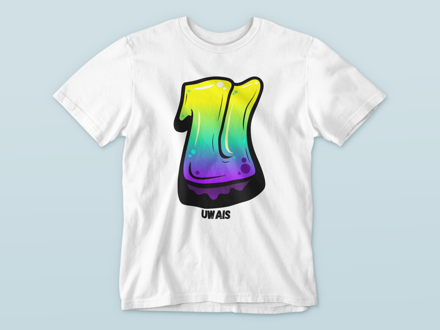 Personalised Toddler Tee Shirt with Name - Custom Fine Jersey Tee for Kids