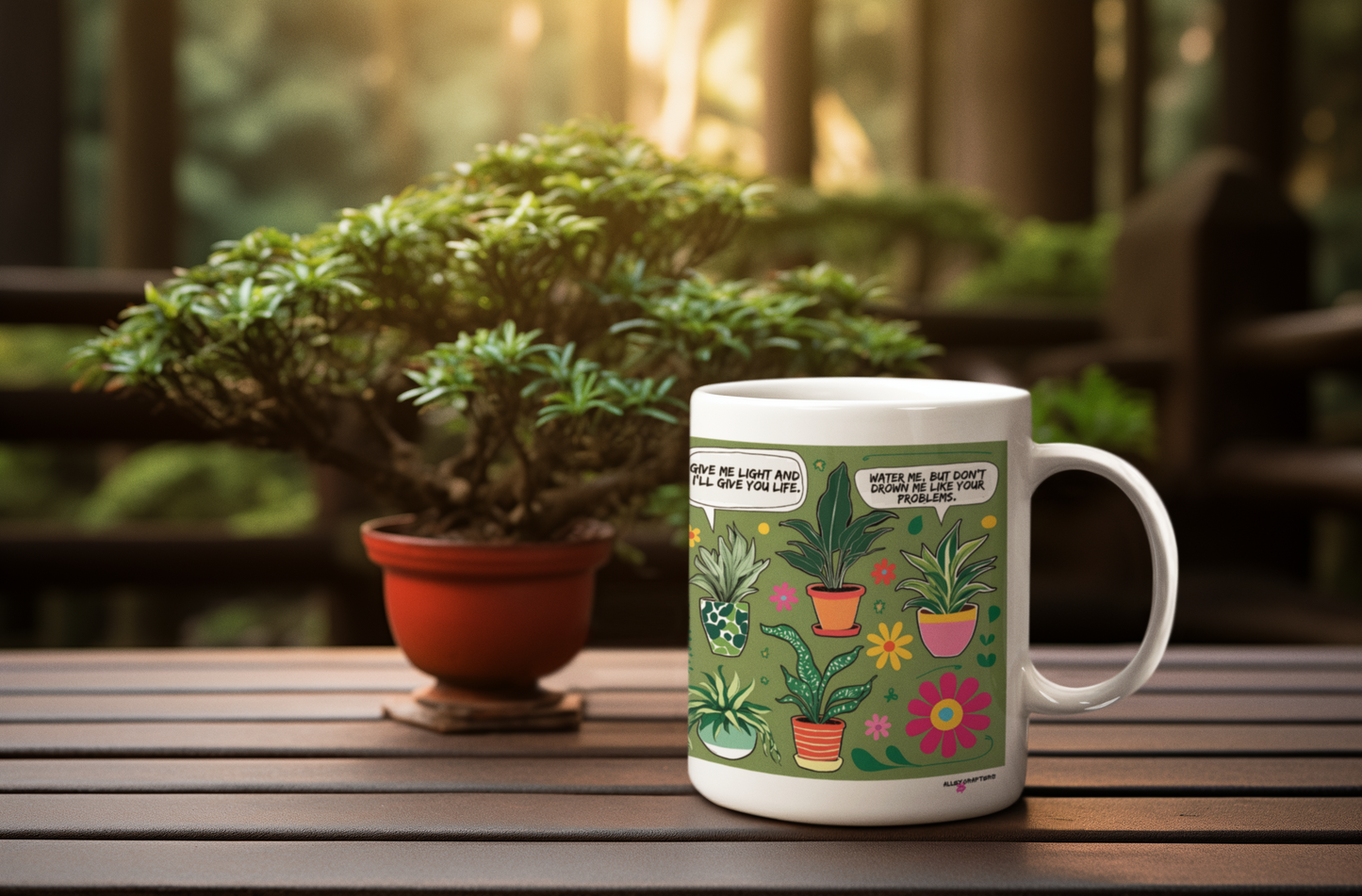 Botanical Humour Mug
