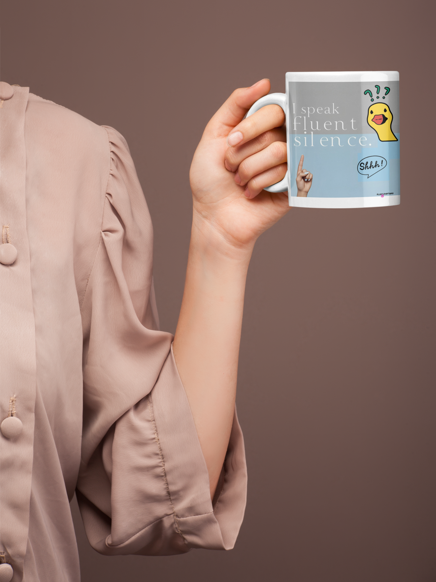 I Speak Fluent Silence Mug