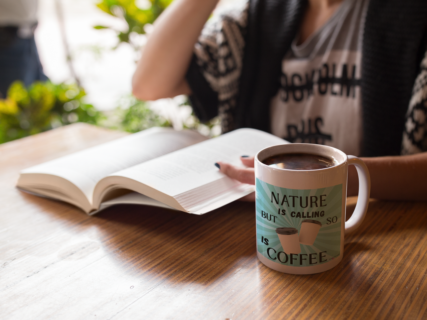 Nature Is Calling, But So Is Coffee Mug