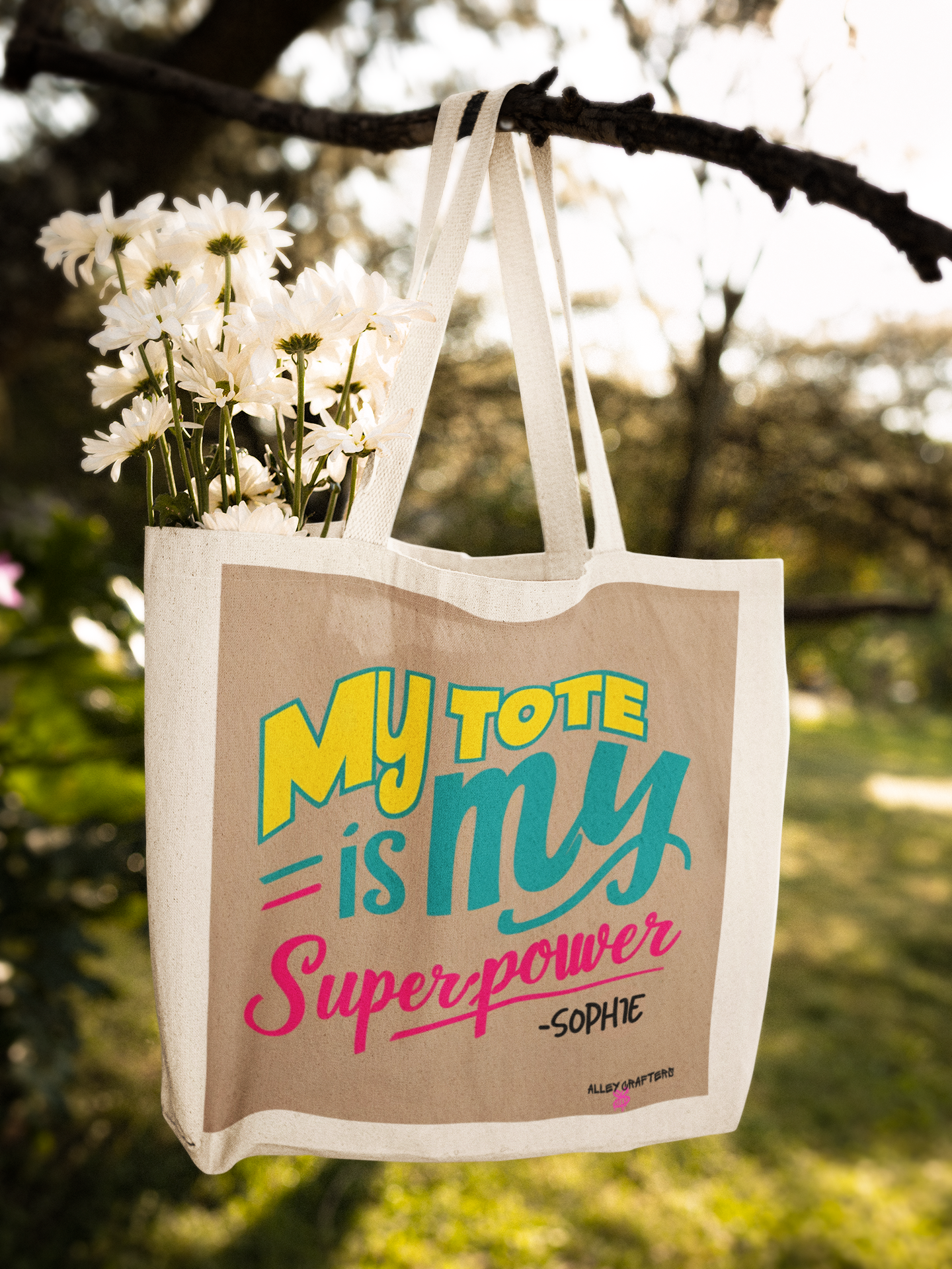 My Tote is My Superpower Tote Bag
