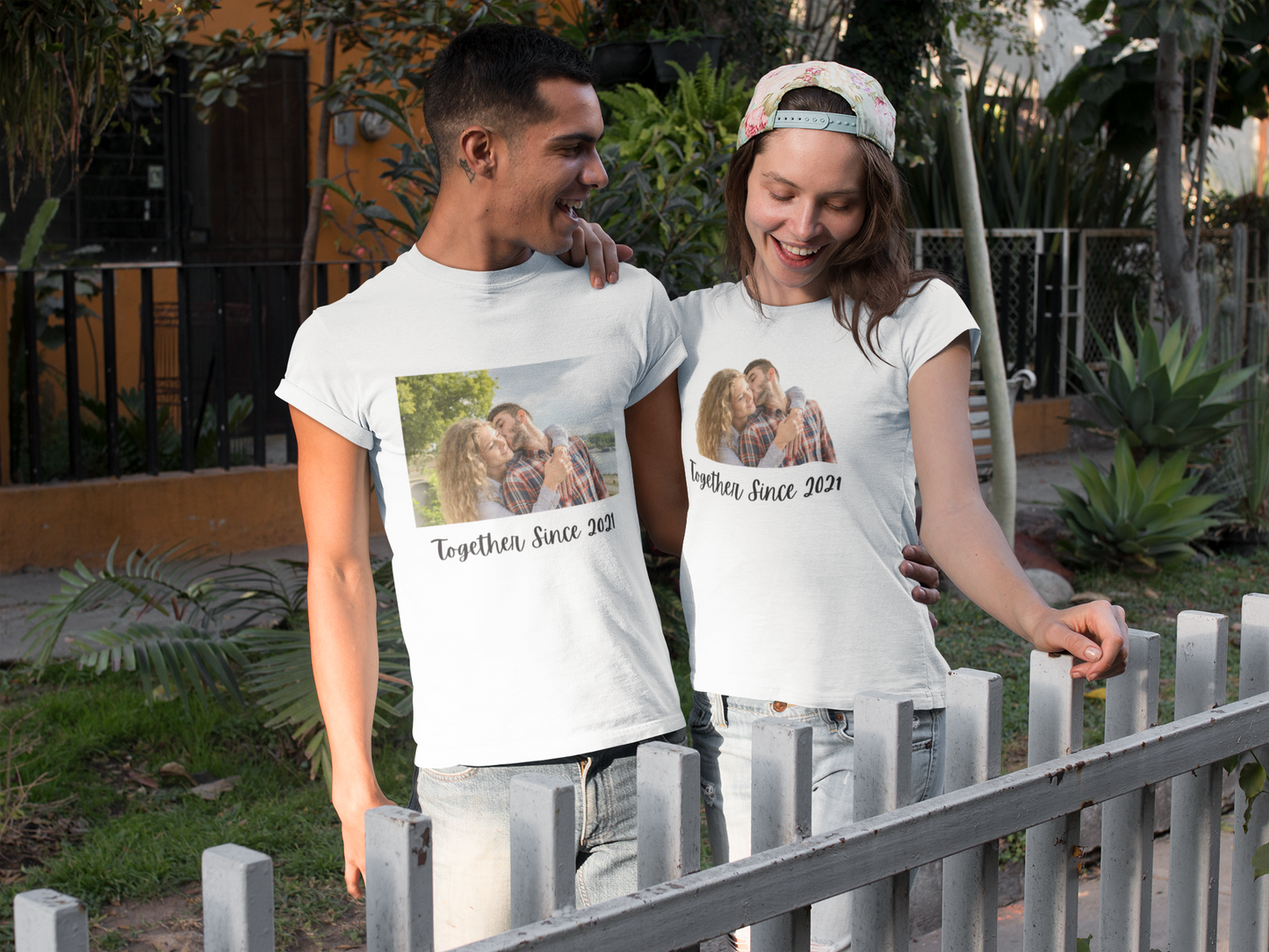 Custom Image and Text Unisex T-Shirt
