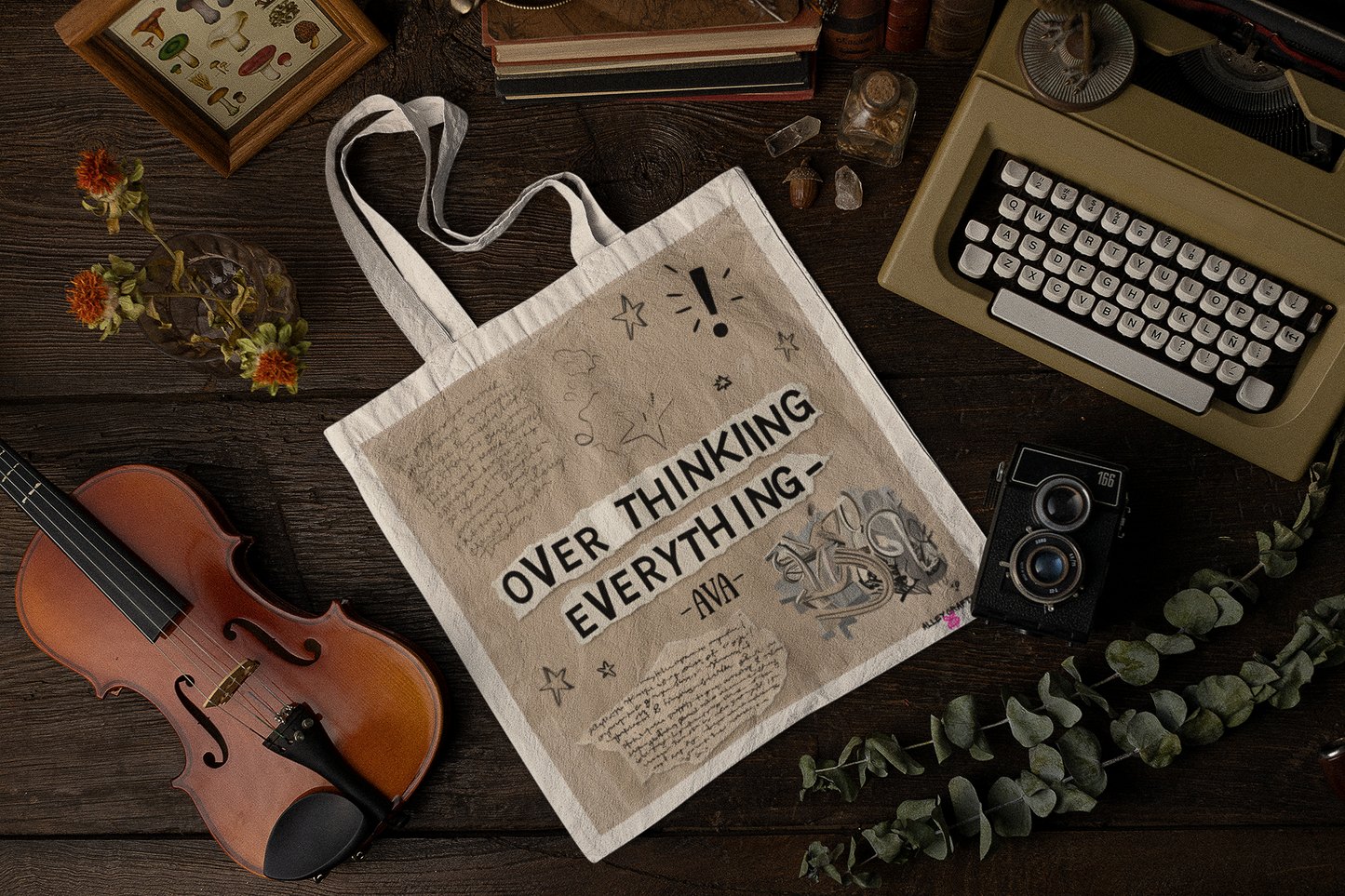 Overthinking Everything Tote Bag