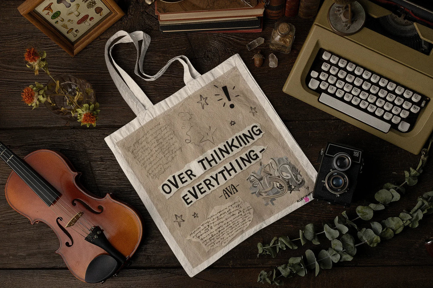 Overthinking Everything Tote Bag - Alley Crafters
