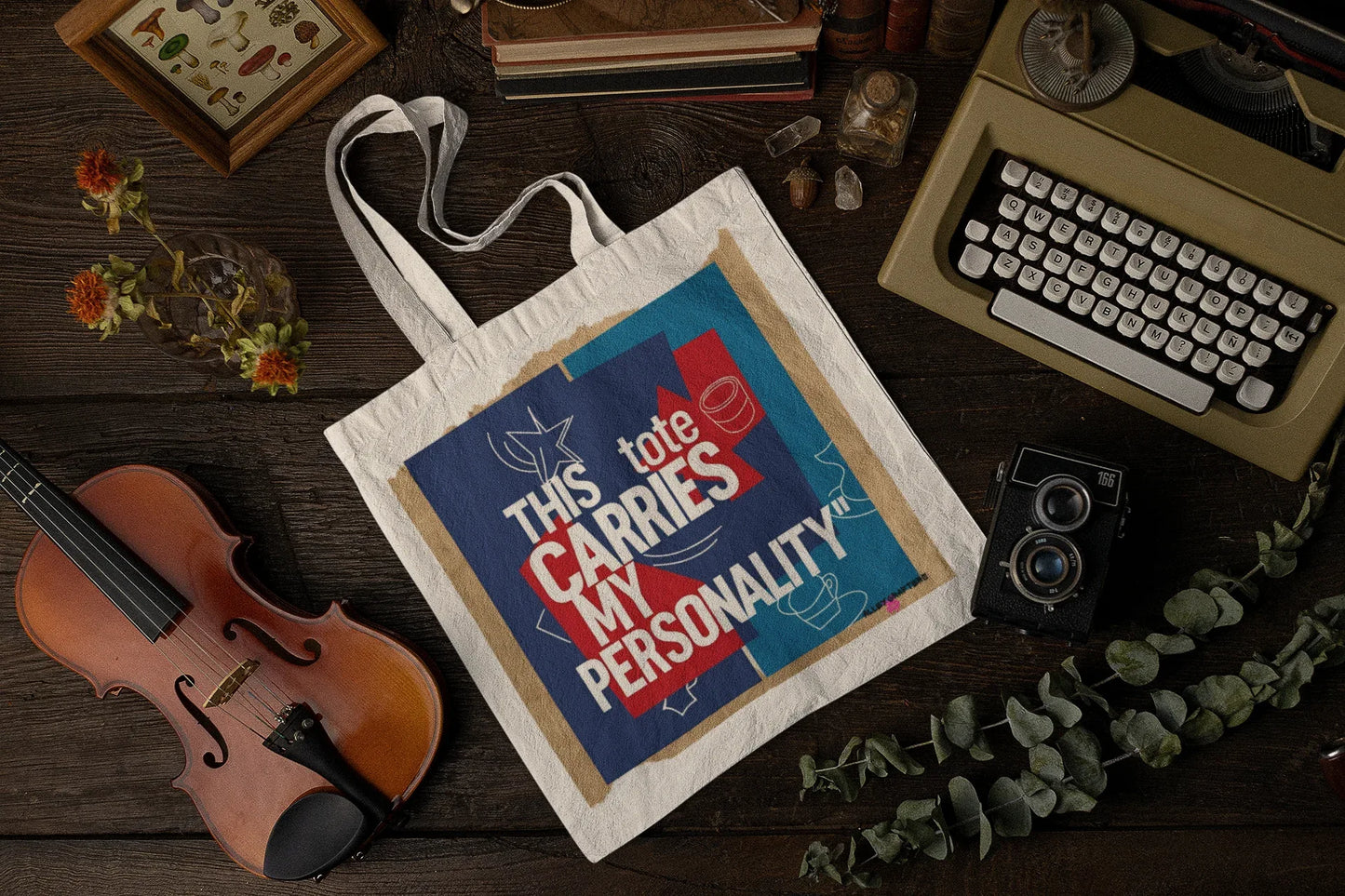 “This Bag Carries My Personality” Tote Bag - Alley Crafters