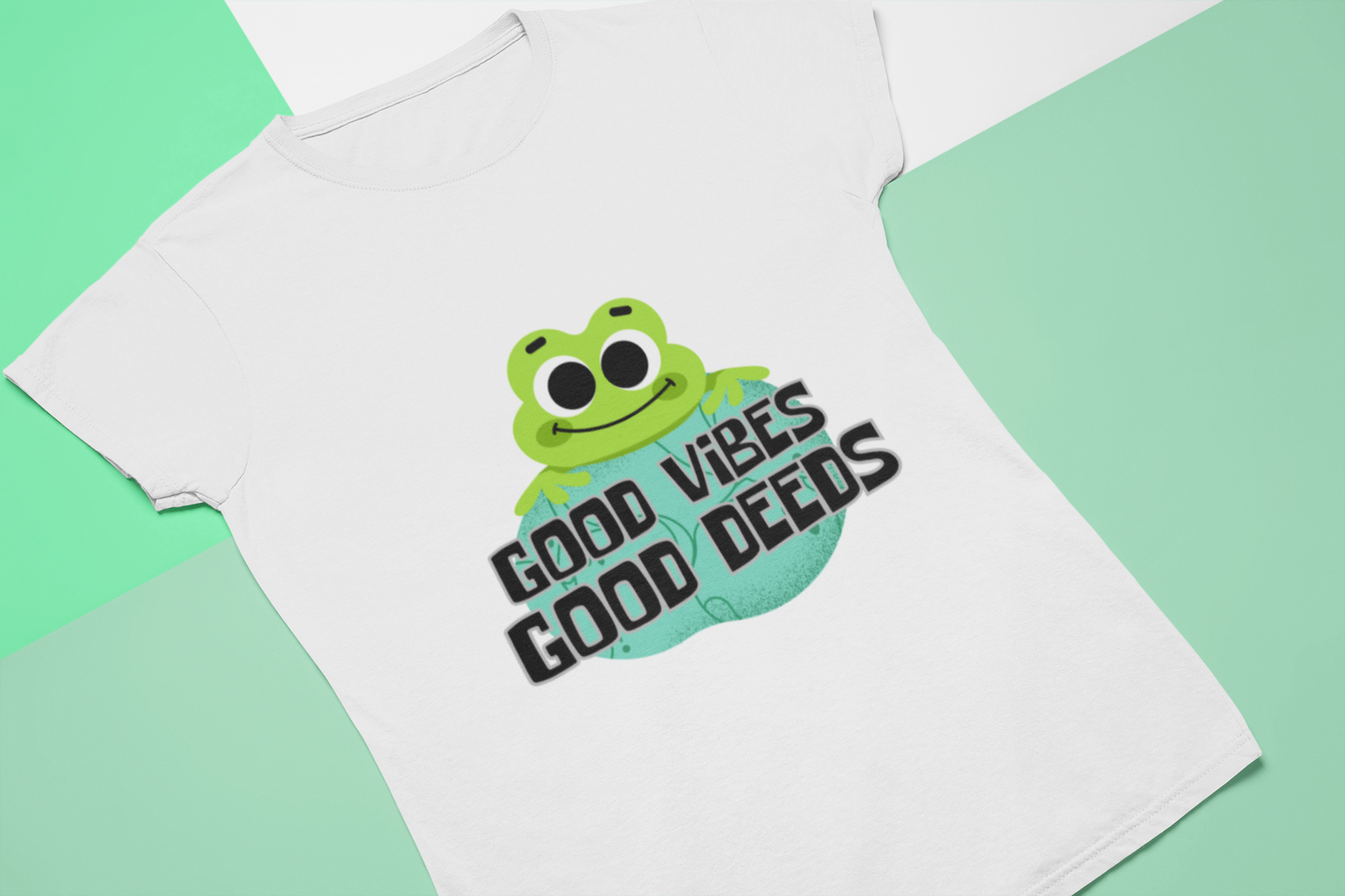 Good Vibes & Good Deeds Toddler Tee - Fun and Positive Short Sleeve Shirt