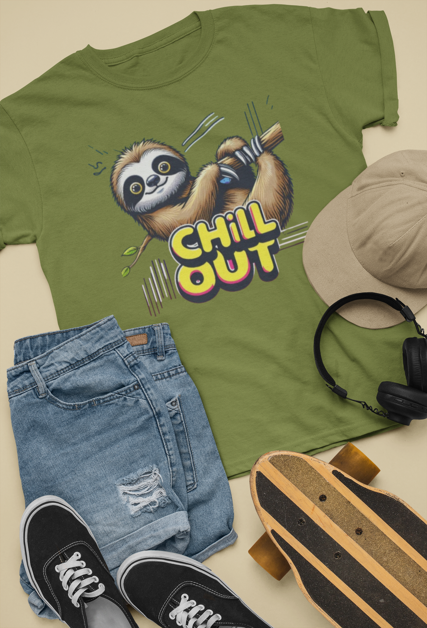Funny Lazy Sloth T-Shirt