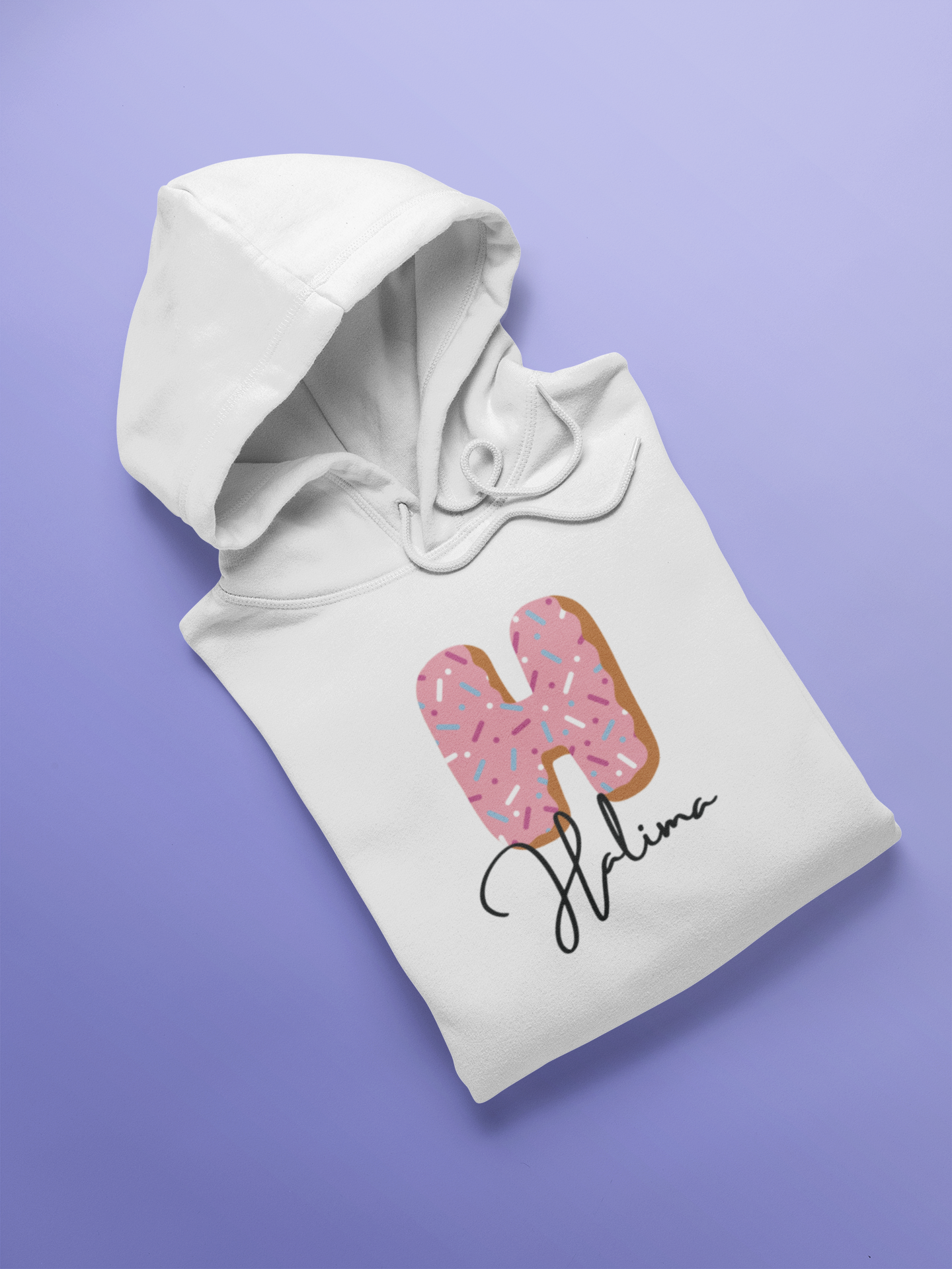 Cute Kids Sweatshirt with Pink Donut Design - Perfect for Birthdays and Casual Wear
