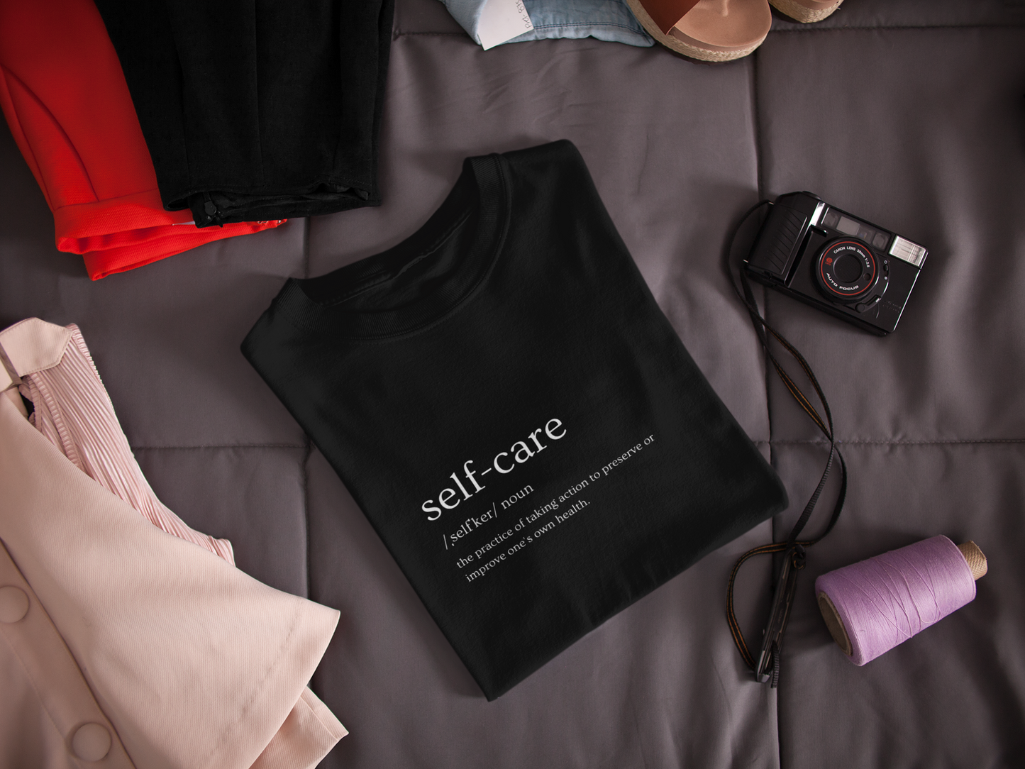 Copy of Self-Care T-Shirt - The Practice of Taking Action to Preserve or Improve One's Own Health