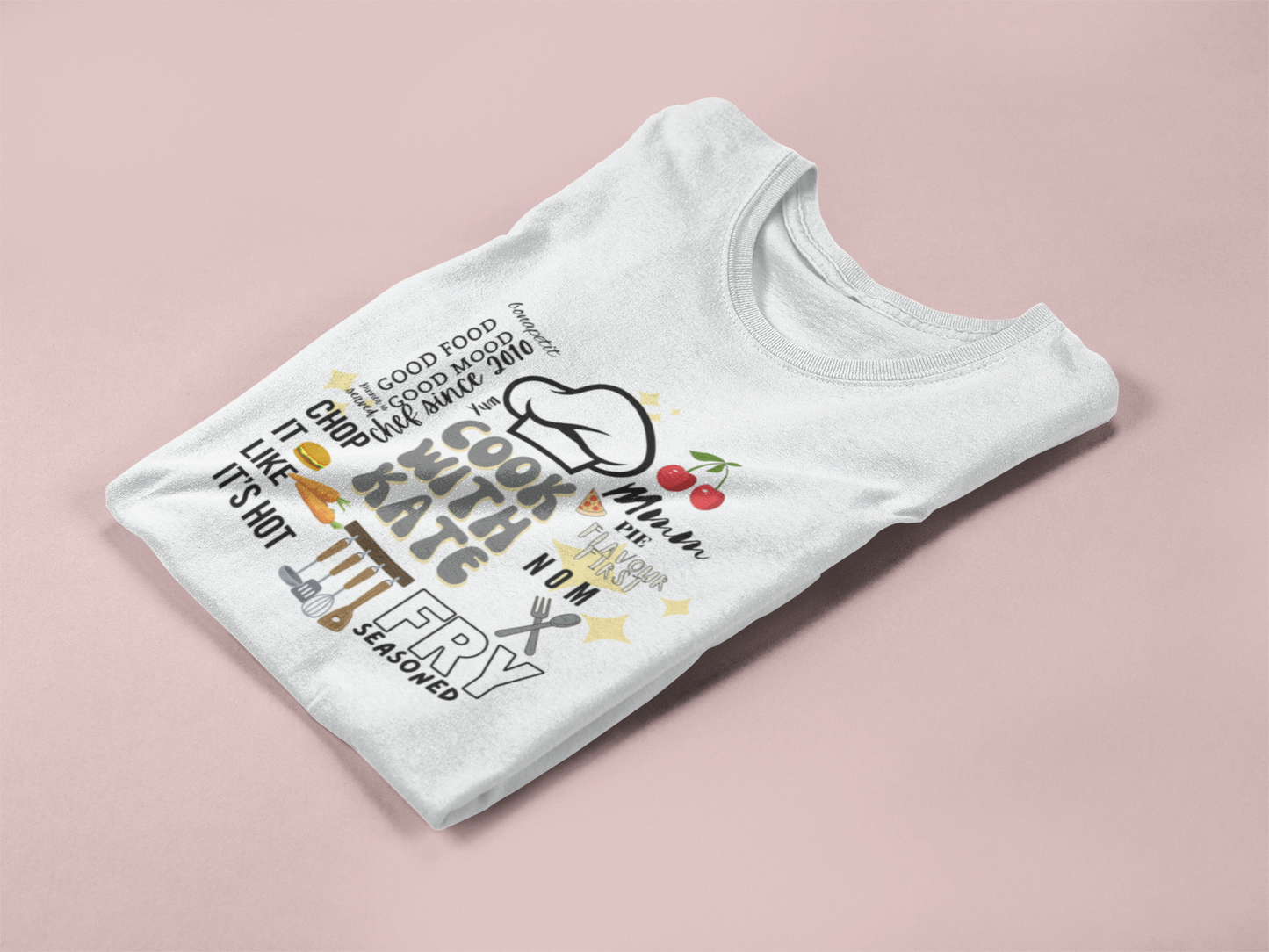 Cook with (Name) Personalised T-Shirt