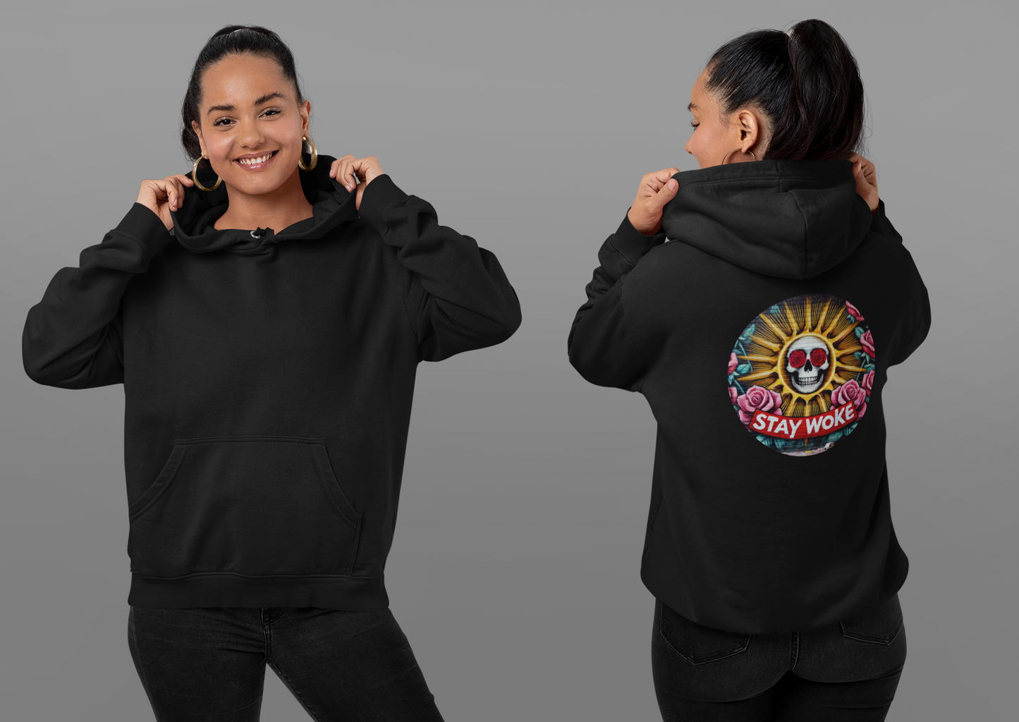 Hooded Sweatshirt stay woke Unisex