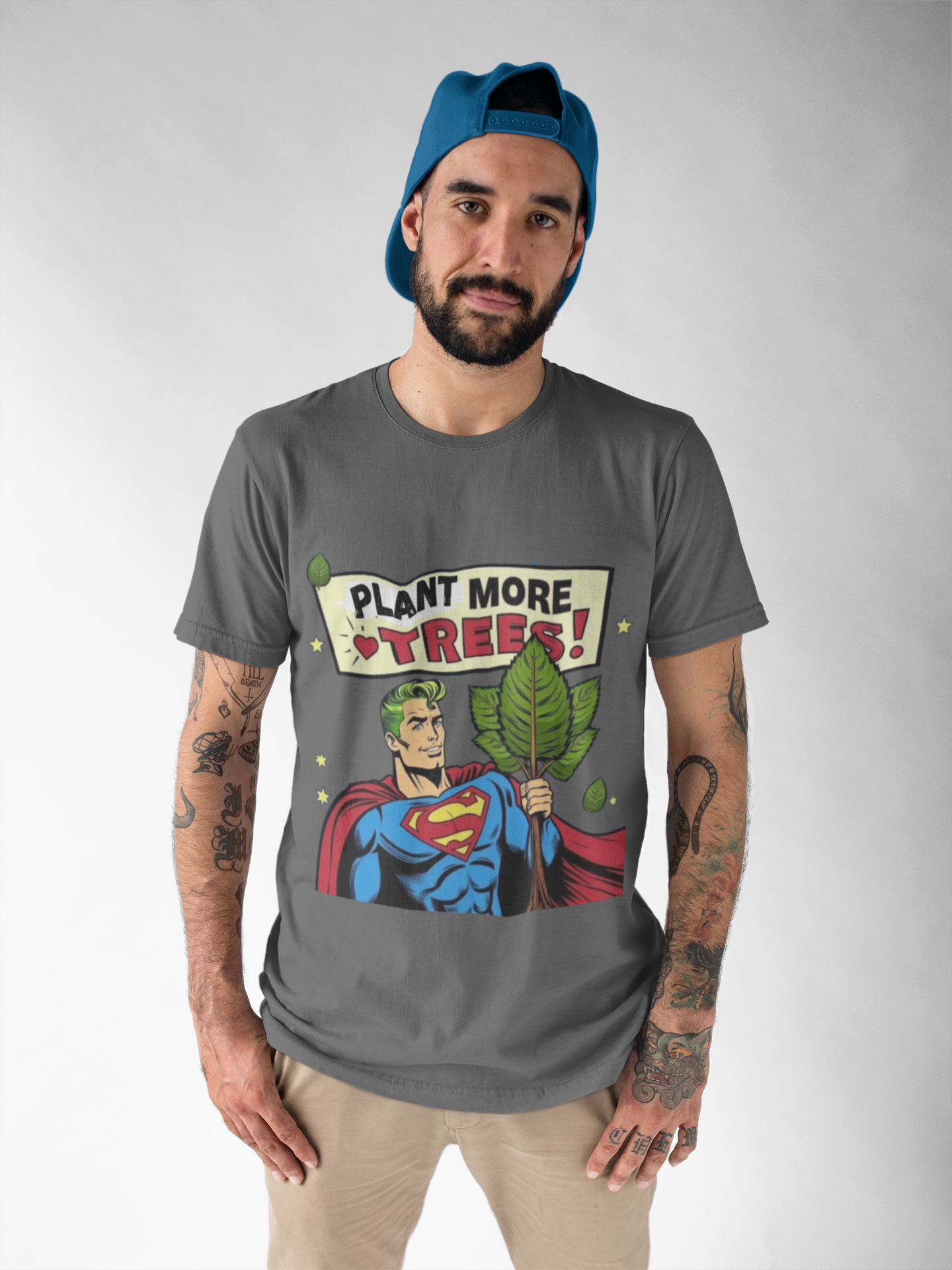 Superman Plant More Trees T-Shirt