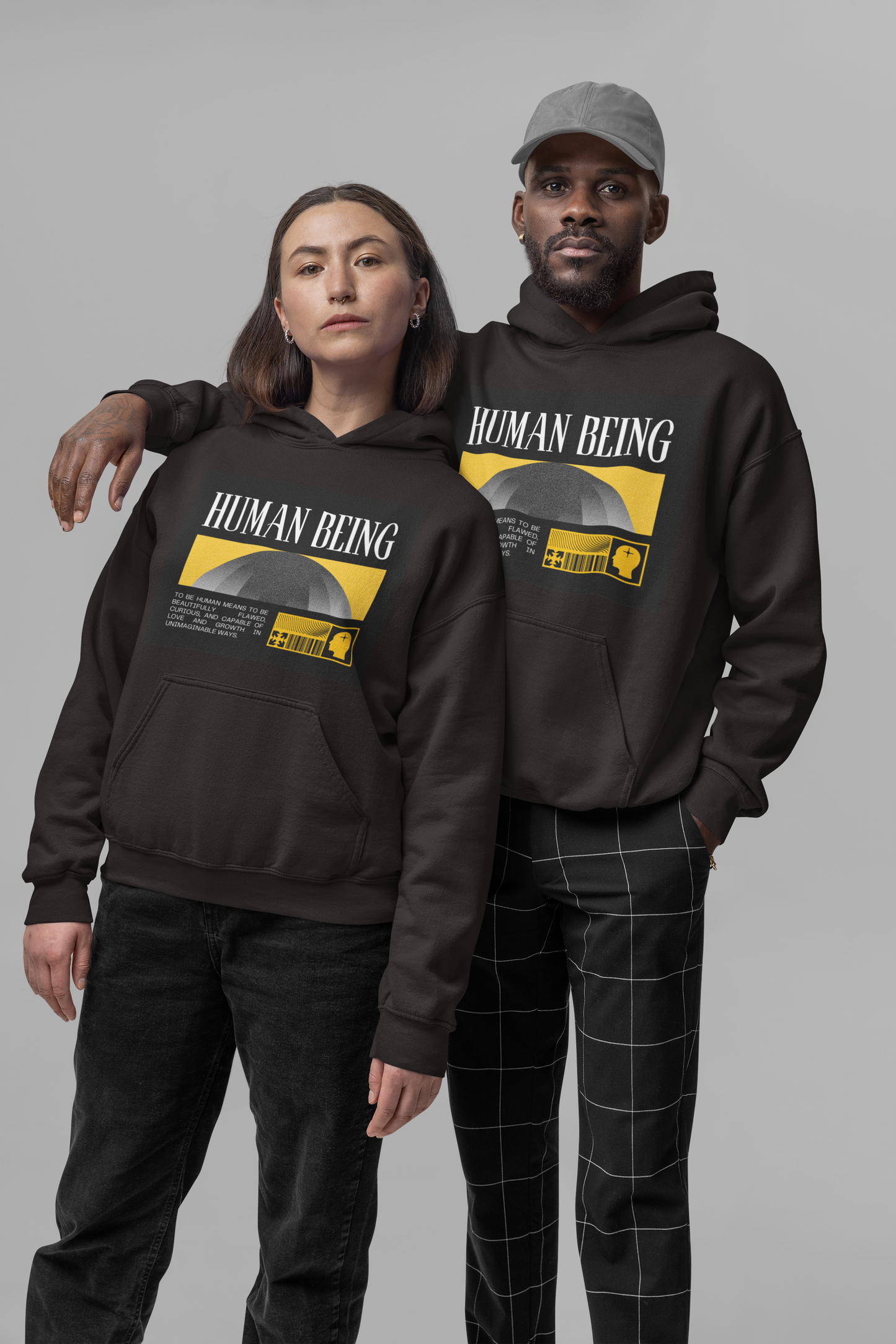 Human Being Hooded Sweatshirt