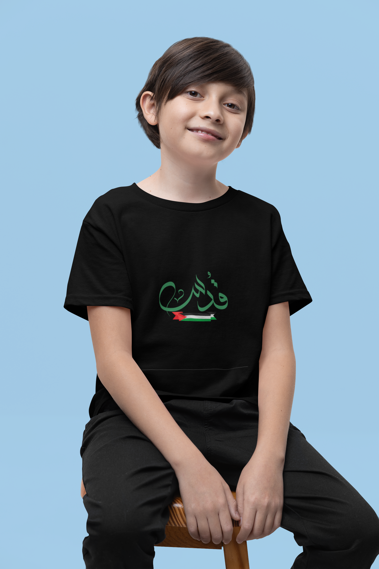Arabic Palestine Flag Tee