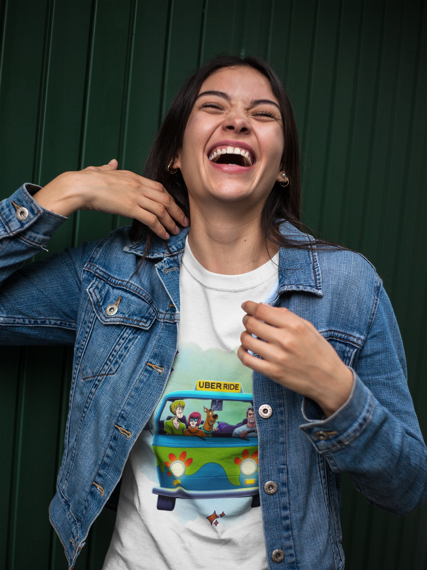 Unisex Long Sleeve Tee - Scooby Doo Mystery Machine Uber Adventure Shirt