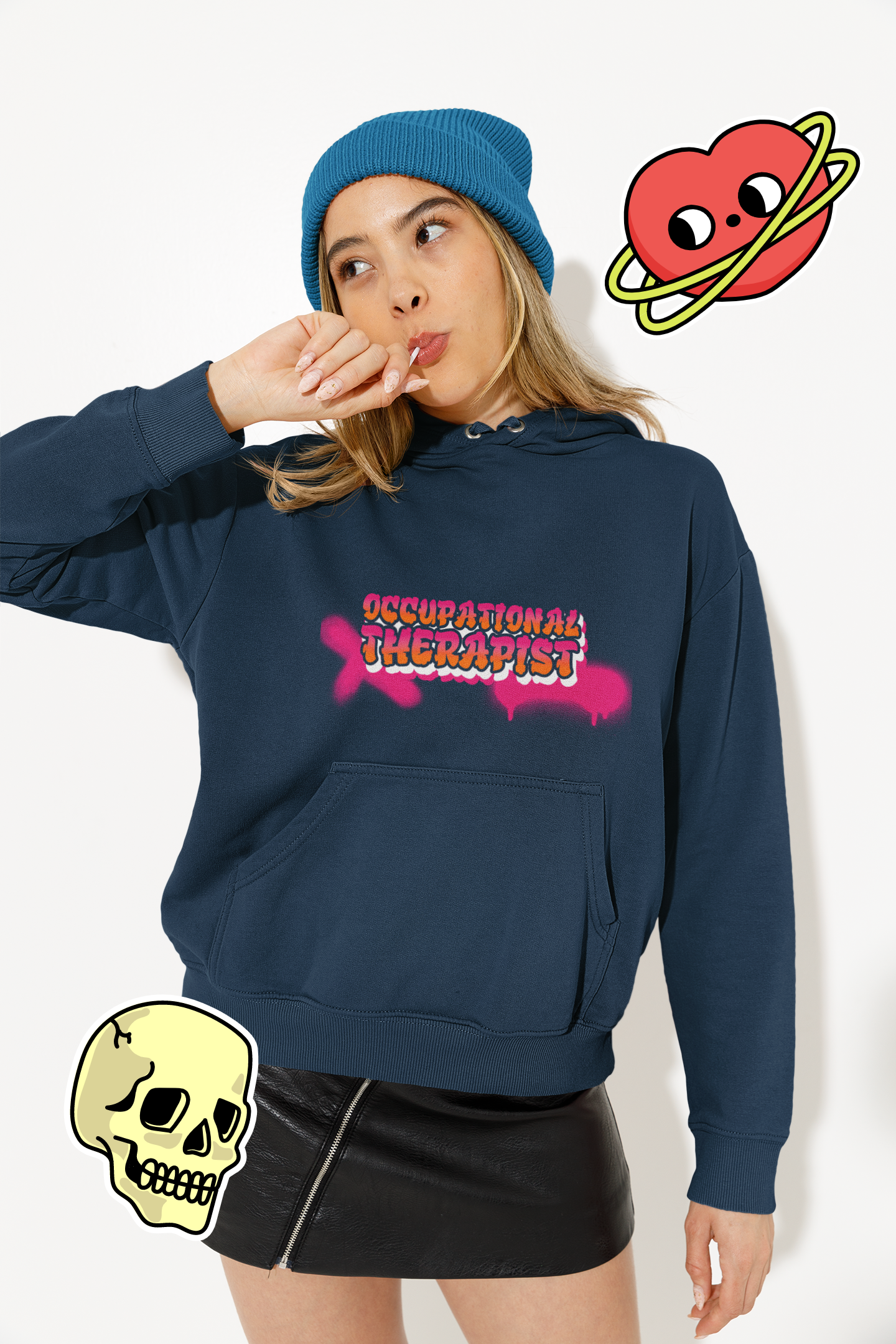 Personalised Text Hoodie - Unisex Sweatshirt