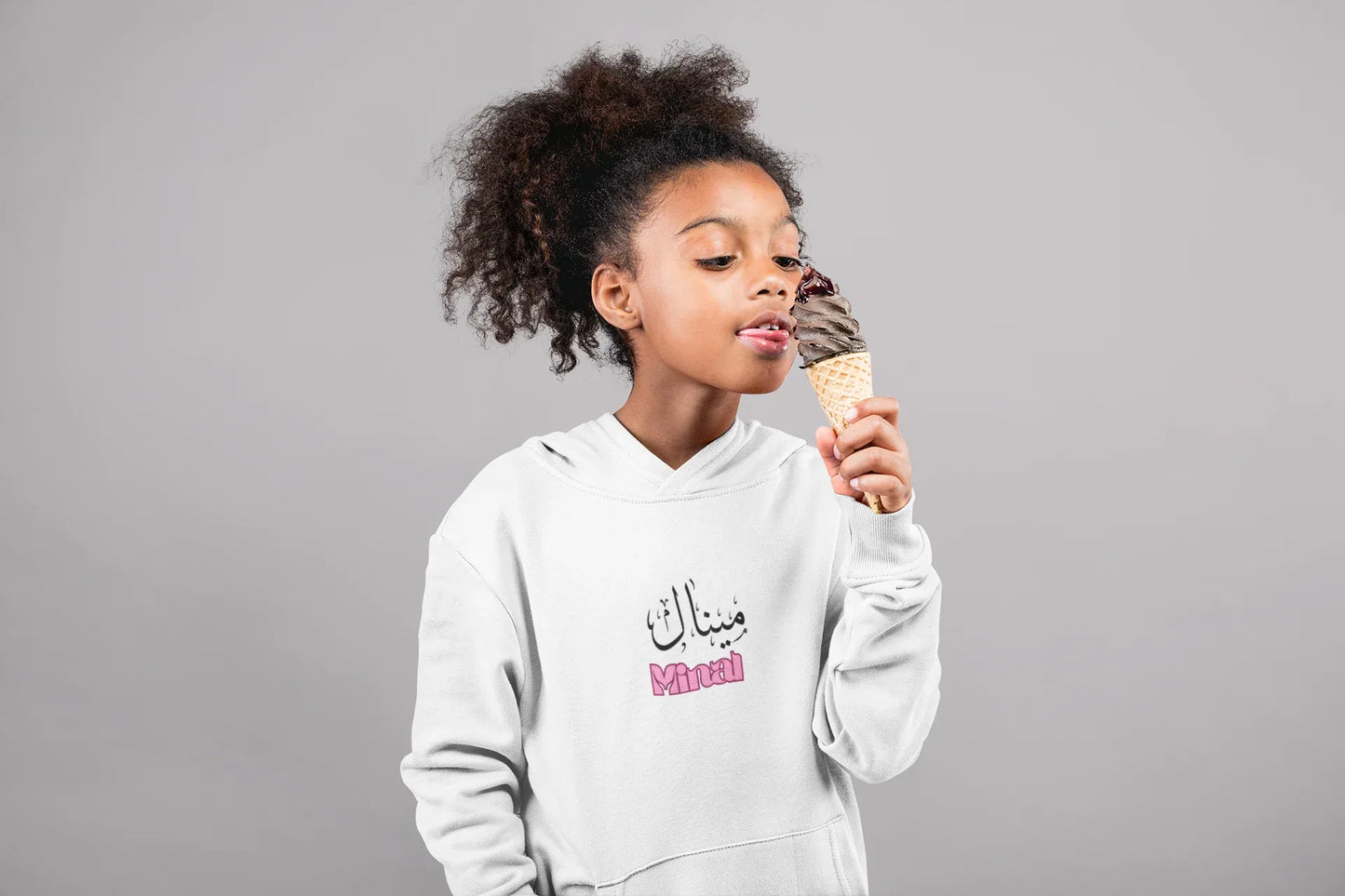 Personalised Arabic Name Kids Hoodie - Alley Crafters