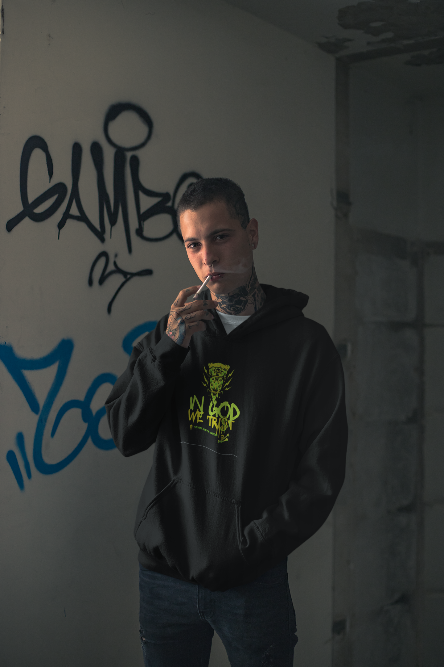 Hooded Sweatshirt Unisex 'In God We Trust'