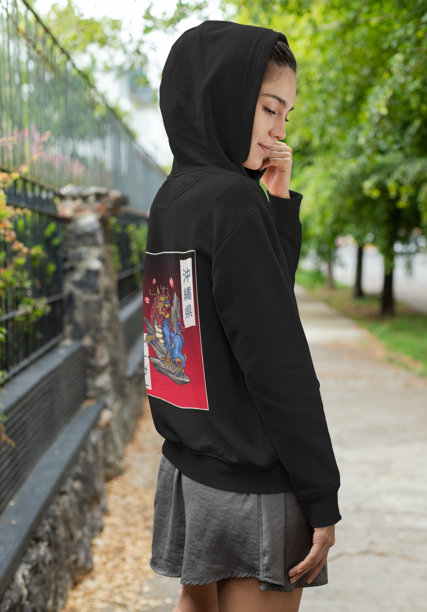 Hoodie - Mystical Chinese Design - Unisex