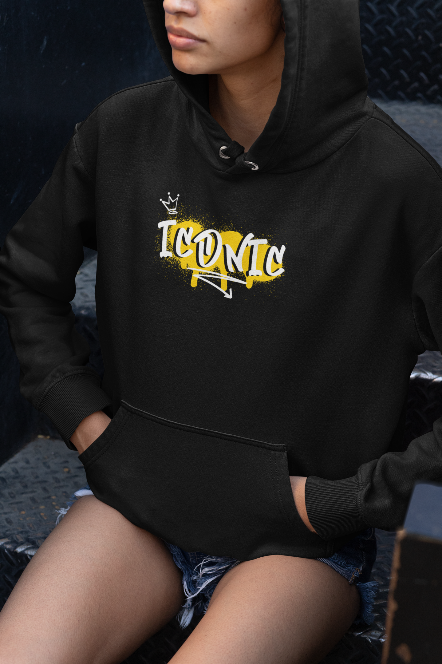 Customizable Unisex Hoodie with Personalised Text Design