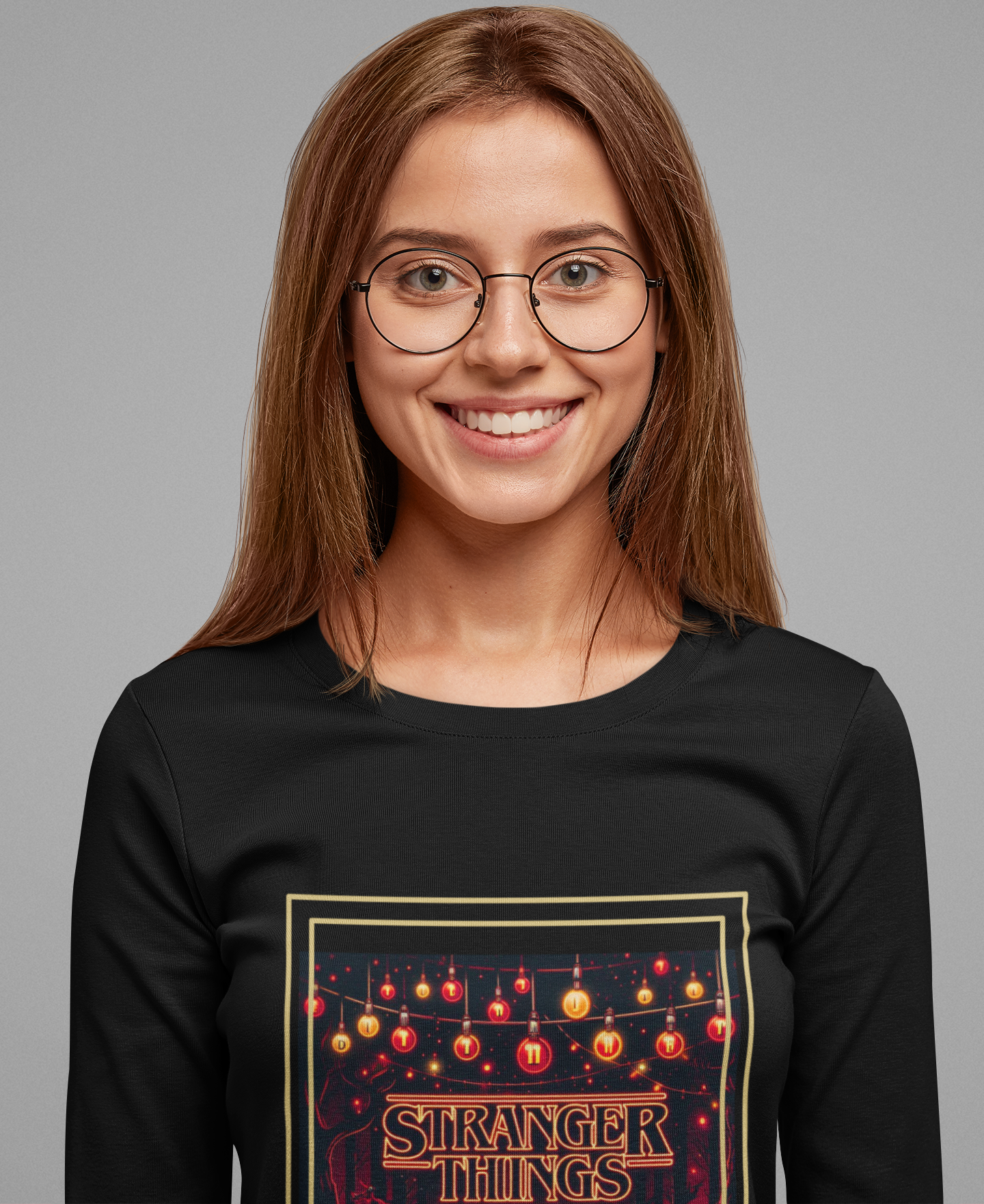 Long Sleeve Tee - Stranger Things Design