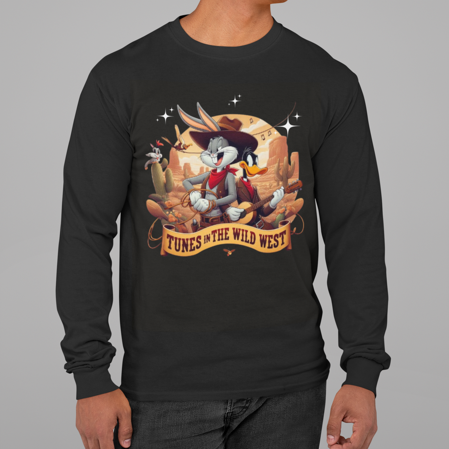 Long Sleeve Tee - Tunes in the Wild West