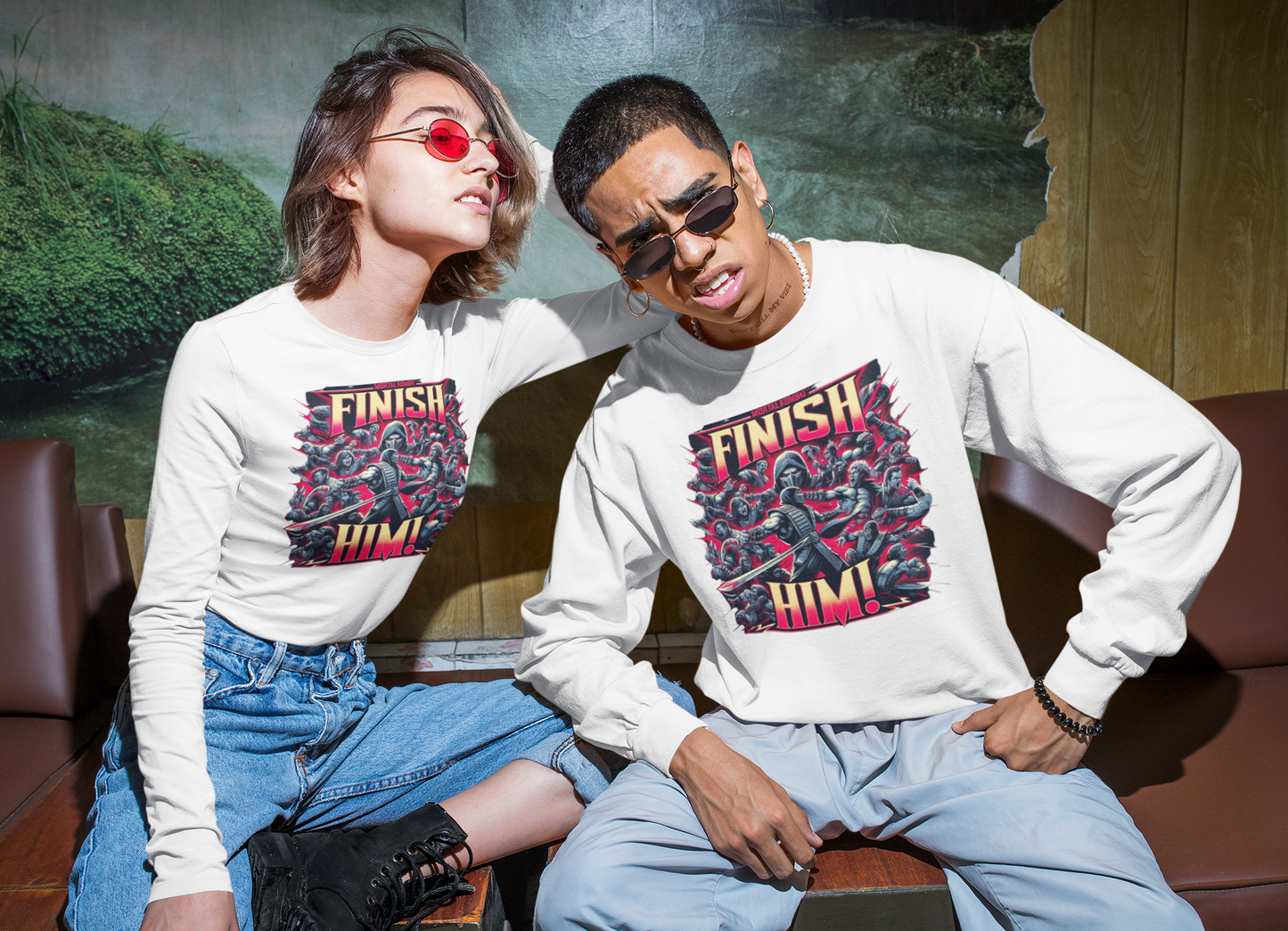 Long Sleeve Tee - Mortal Kombat - Finish Him