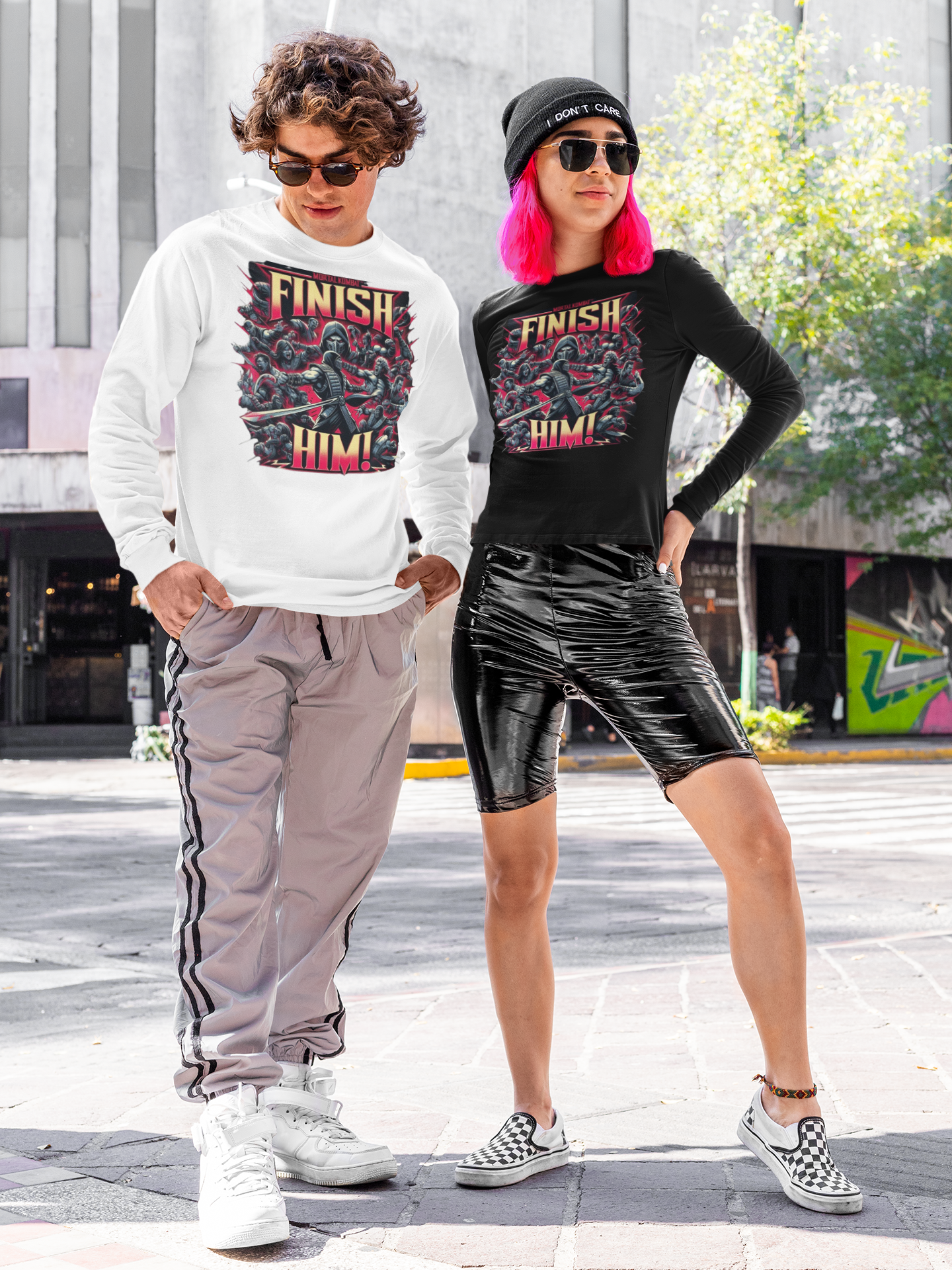 Long Sleeve Tee - Mortal Kombat - Finish Him