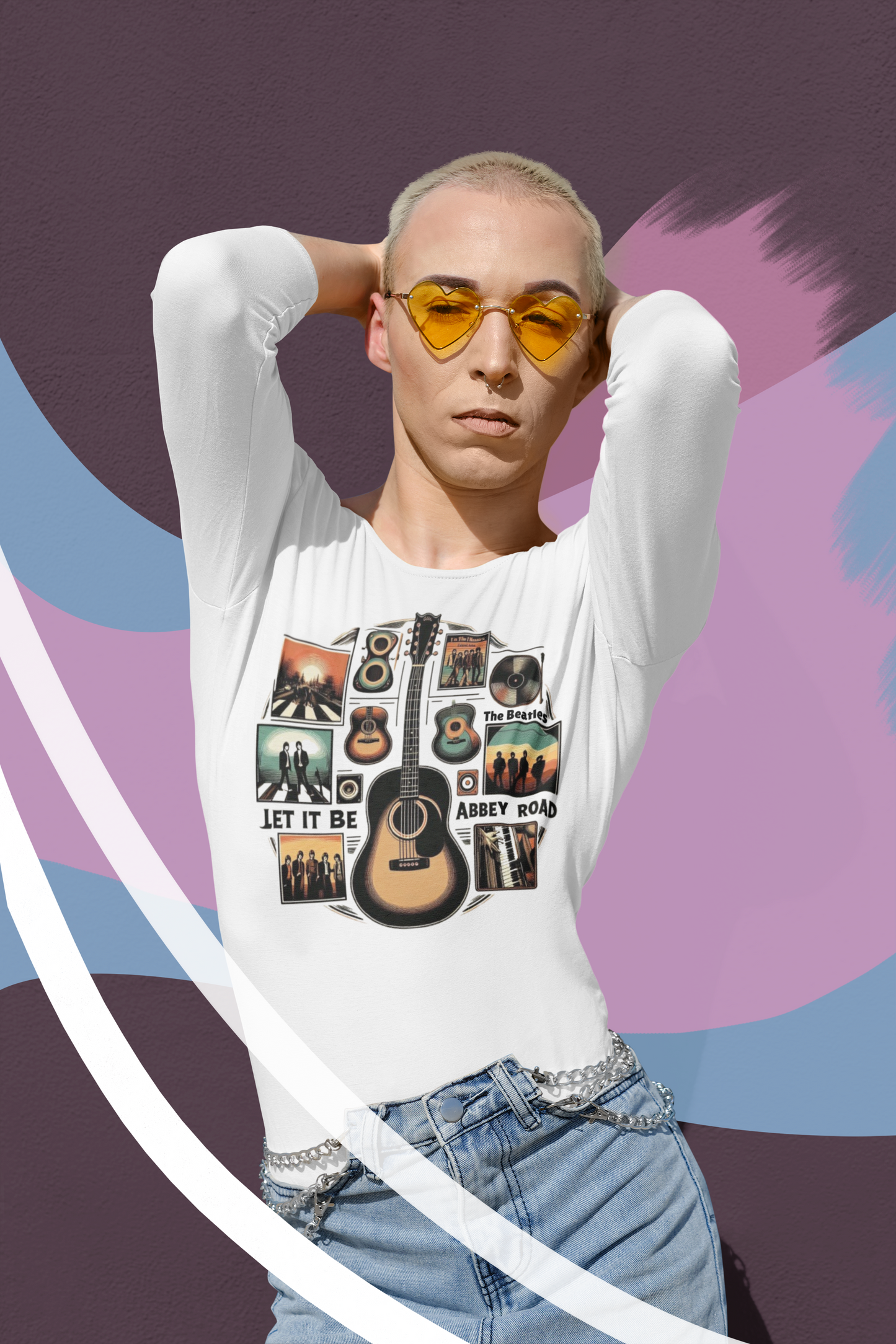 Long Sleeve Tee Let It Be The Beatles Shirt