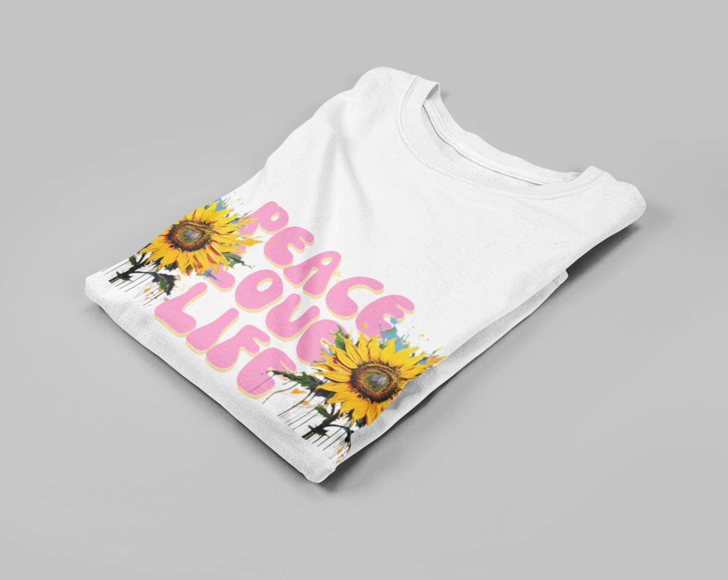 Peace Love Life T-Shirt - Unisex Softstyle