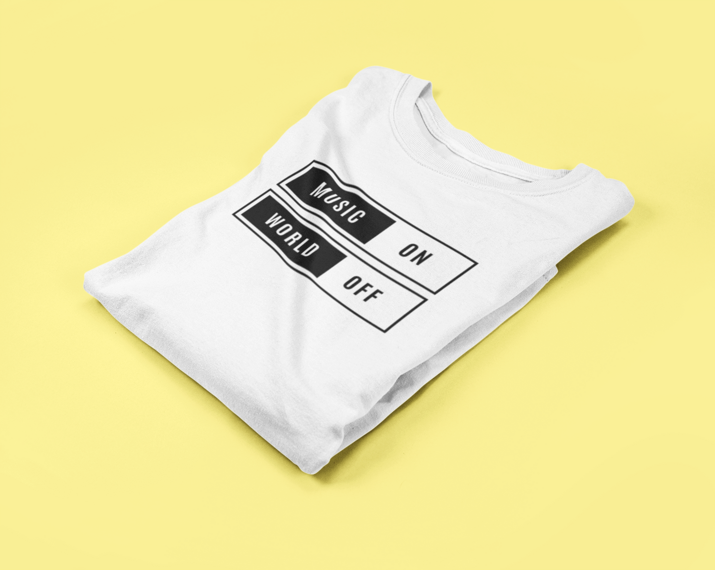 Music On, World Off Unisex Tee